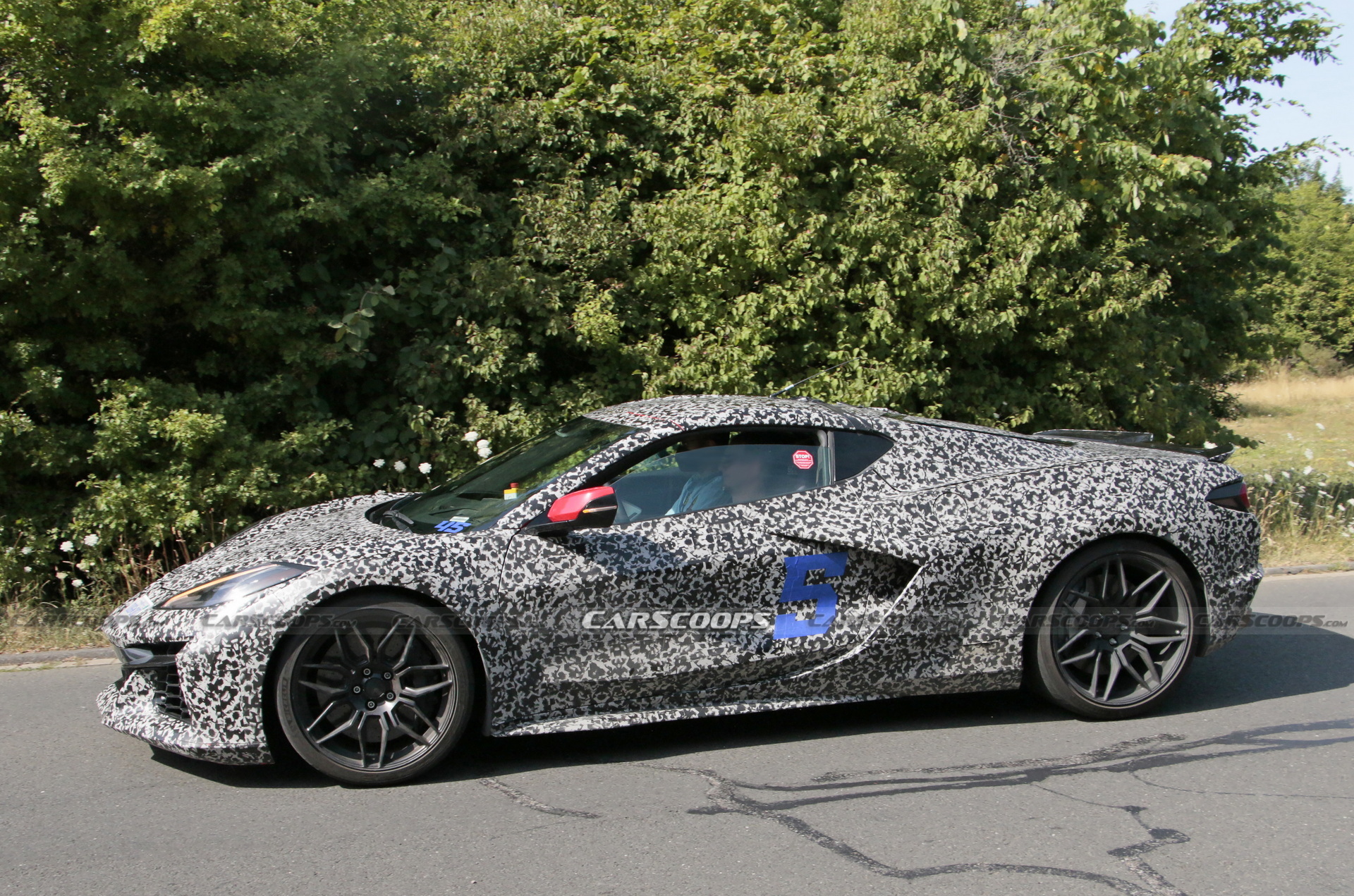 Trio Of Corvette C8s Spied At Nürburgring Suspected Of Being E-Rays