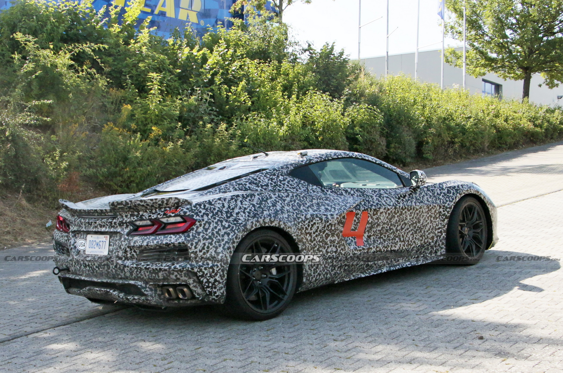 Trio Of Corvette C8s Spied At Nürburgring Suspected Of Being E-Rays