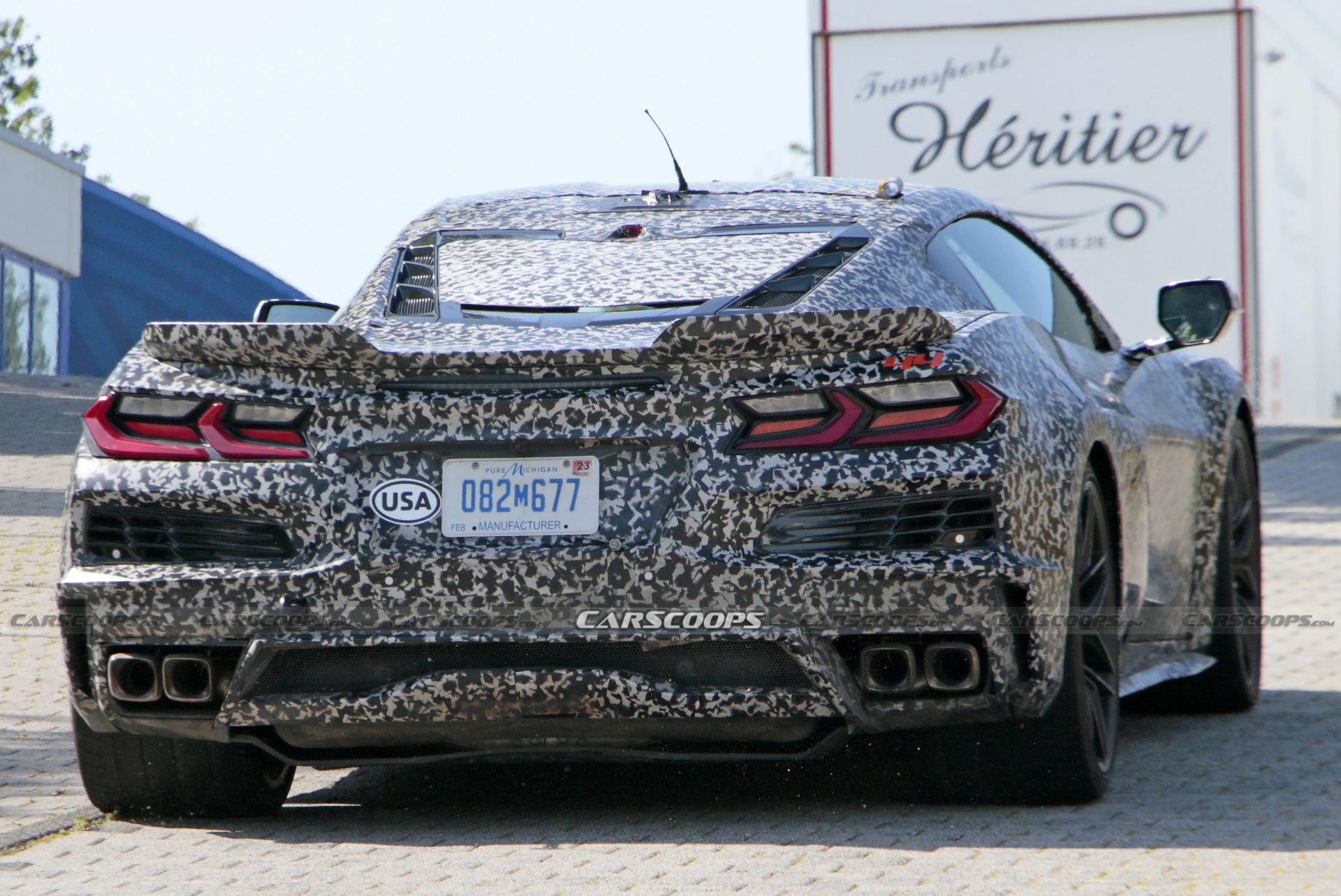 Trio Of Corvette C8s Spied At Nürburgring Suspected Of Being E-Rays