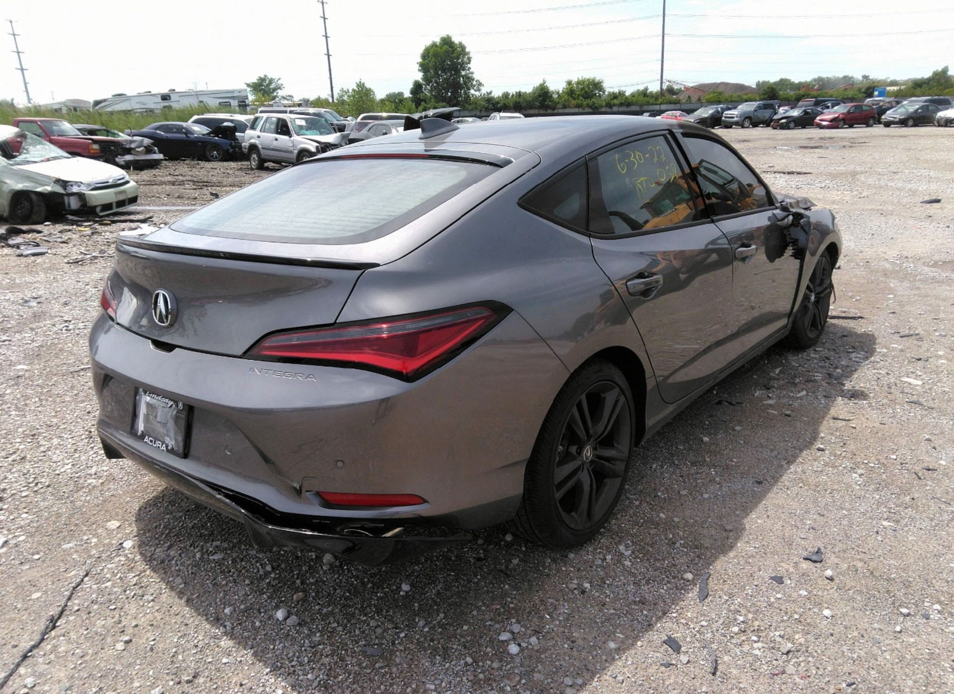 These Are (Likely) The First Crashed 2023 Acura Integras