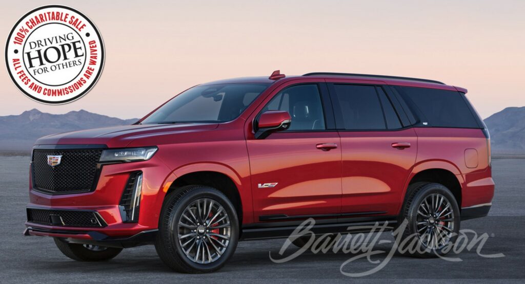  Very First Cadillac Escalade V Sells At Auction For A Whopping $525,000