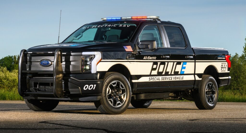 2023 Ford F-150 Lightning Pro SSV Is An 580HP Electric Truck For The Police