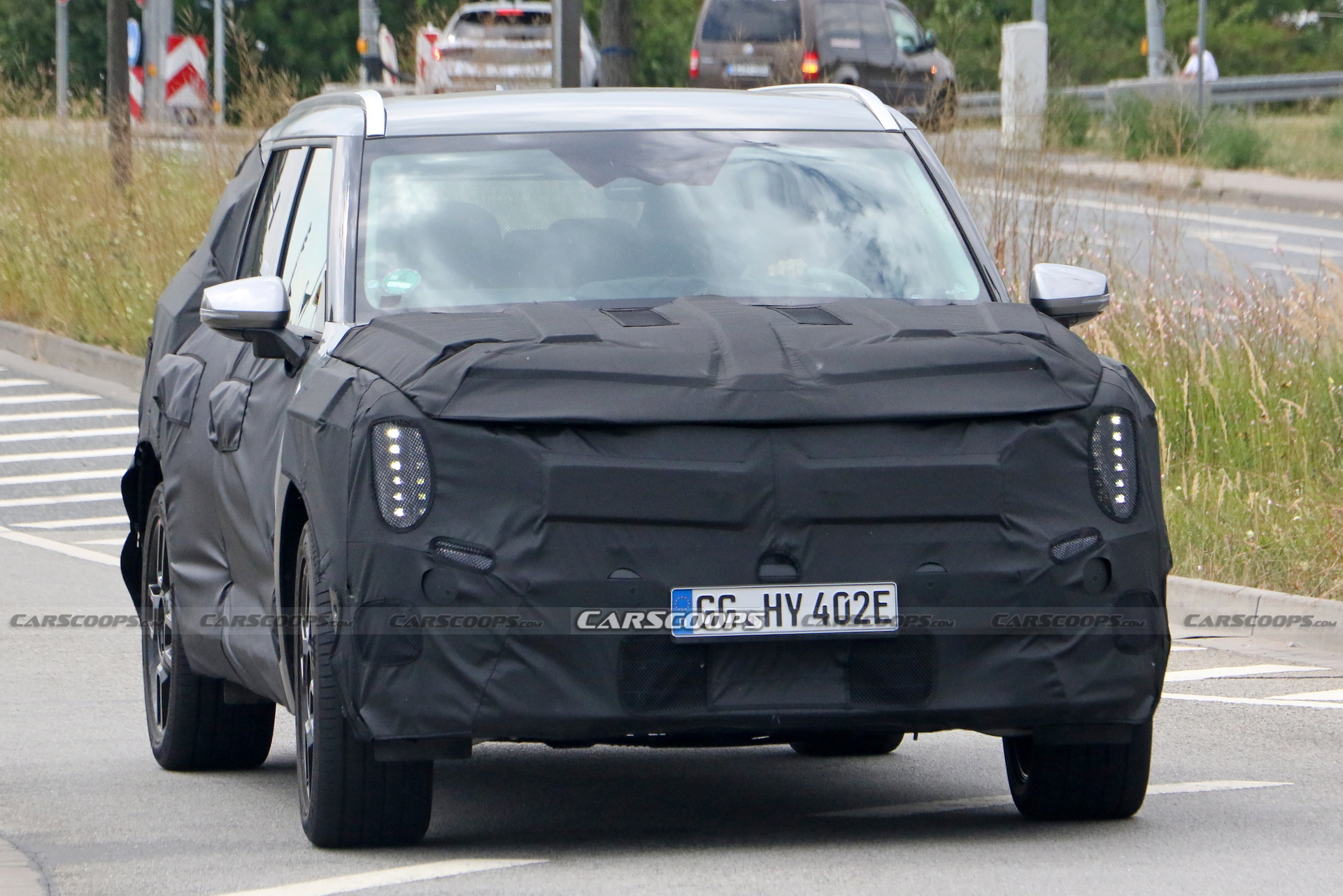 2024 Kia EV9 Three-Row Flagship Electric SUV Spied On Public Roads