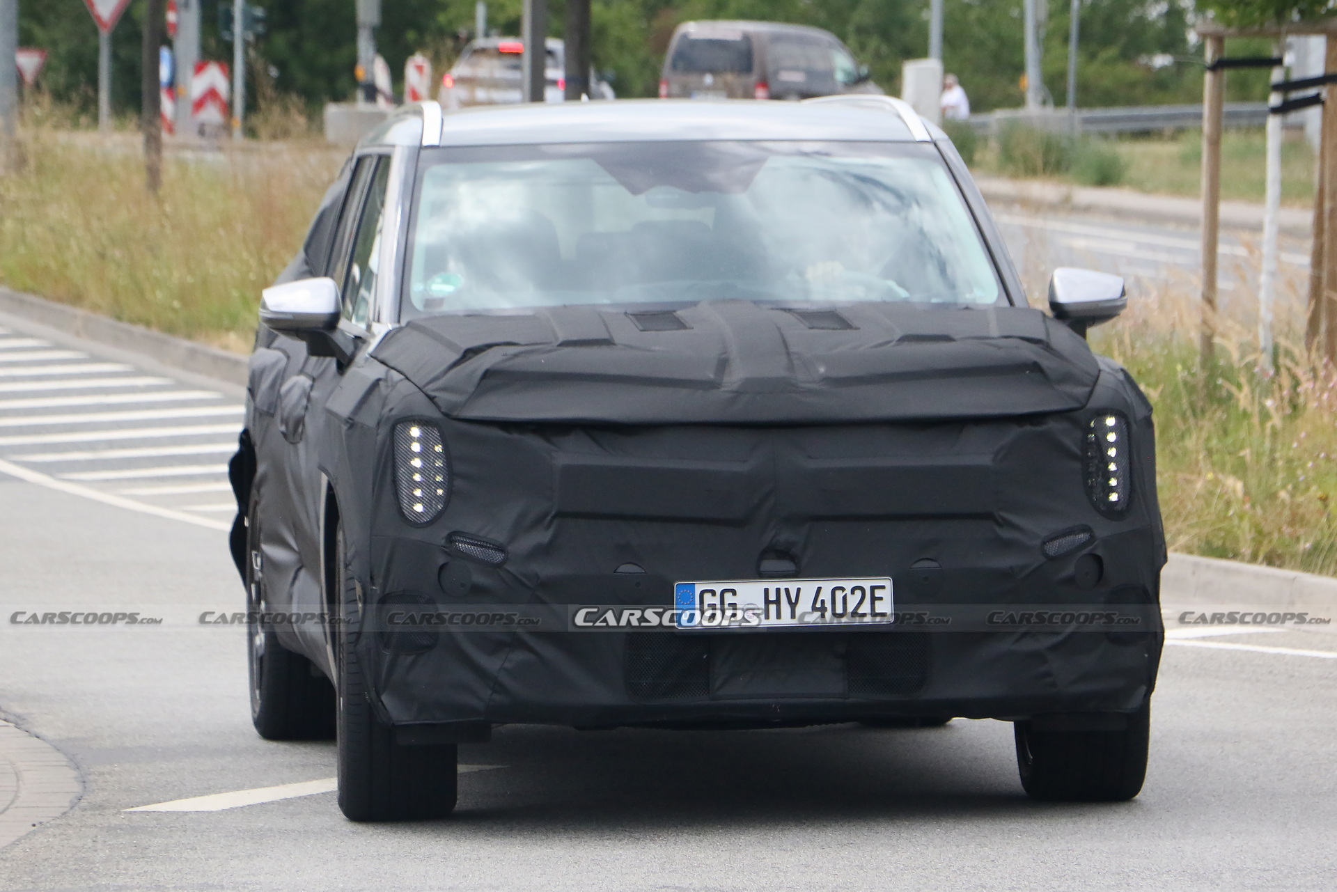 2024 Kia EV9 Three-Row Flagship Electric SUV Spied On Public Roads