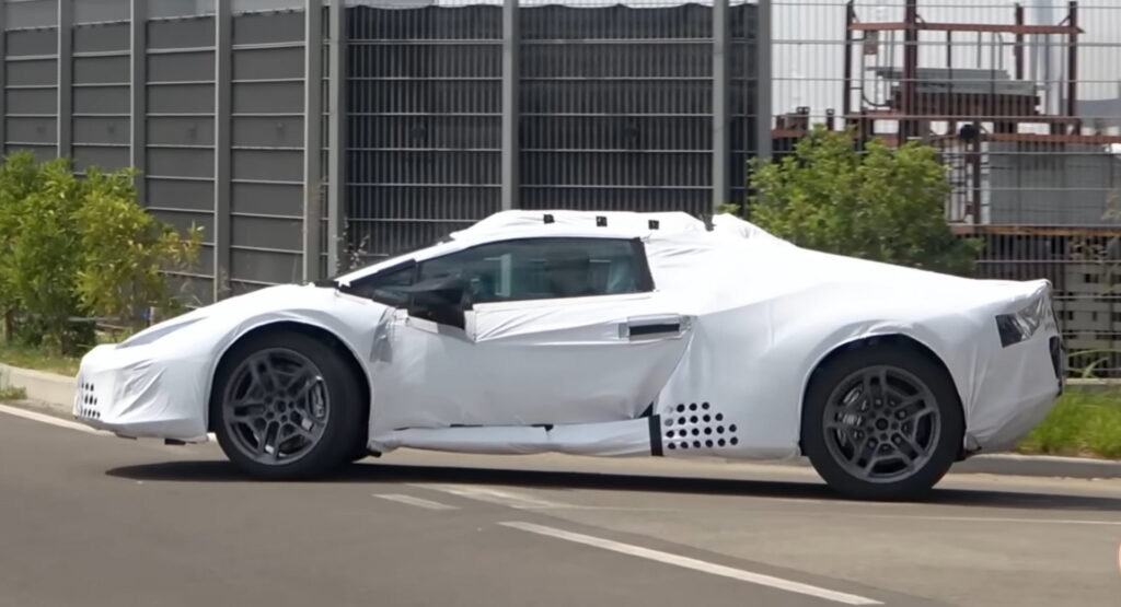  High-Riding Lamborghini Huracan Sterrato Spotted Leaving The Factory