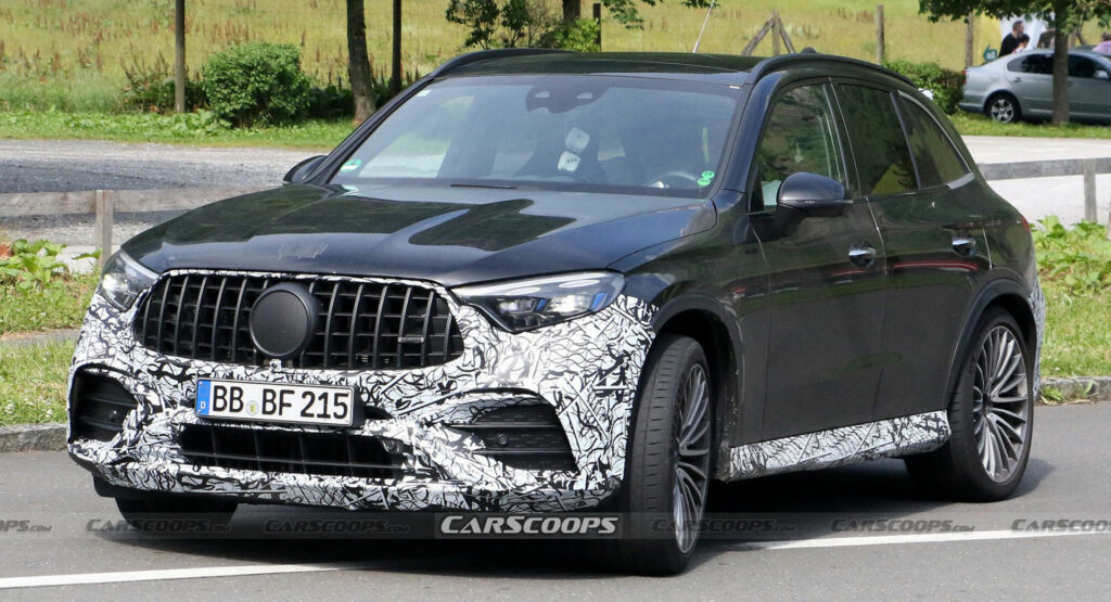  The 2023 Mercedes-AMG GLC 63 Is Shaping Up To Be A 671 HP Plug-In Hybrid Crossover