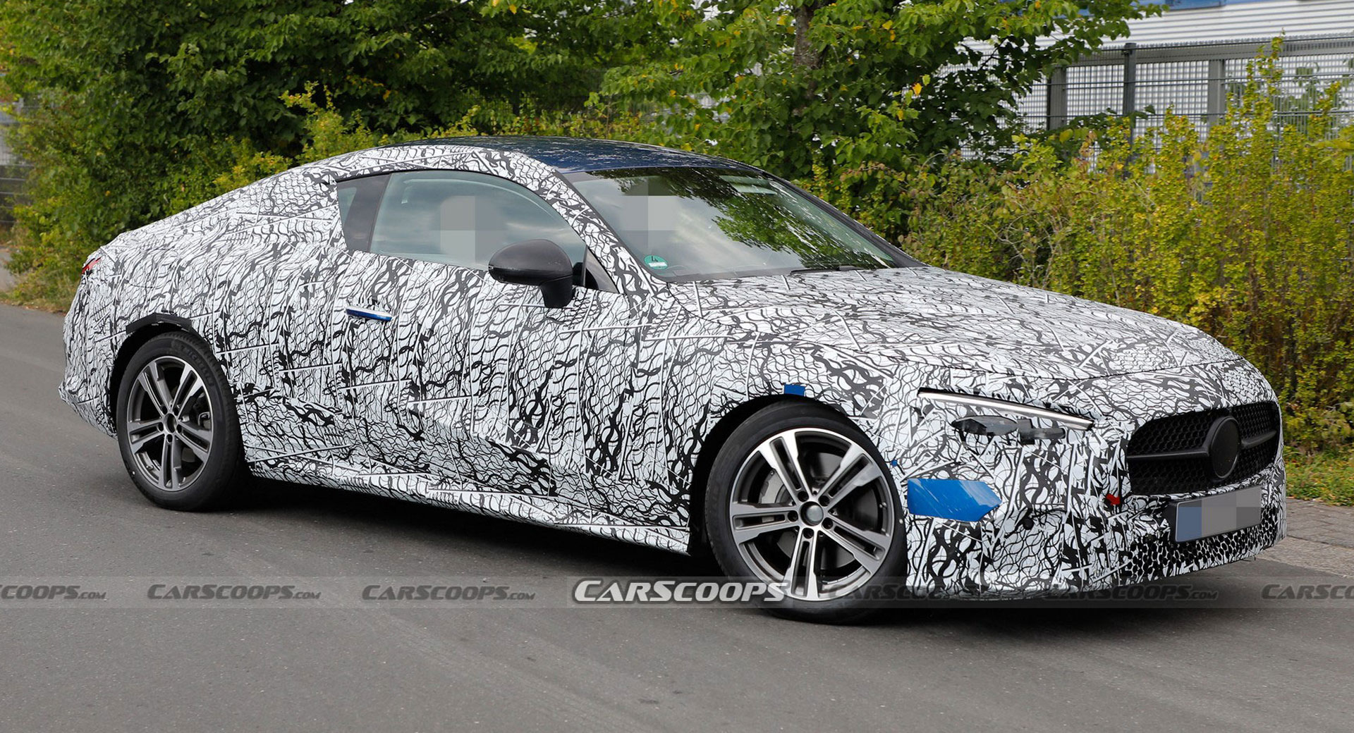 2023 Mercedes CLE Coupe Spied As A Two-For-One Two-Door That Will Replace  The C- And E-Class Coupes | Carscoops