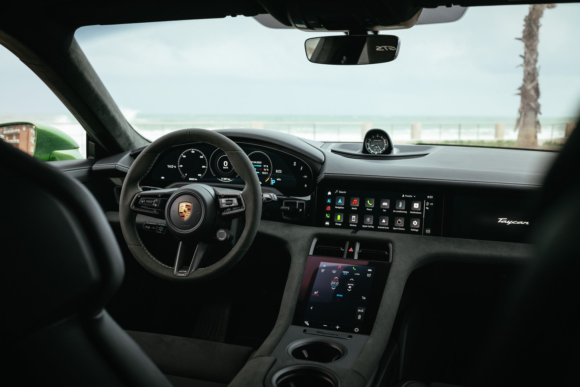 2023 Porsche Taycan Arrives With Updated User Interface, Spotify Integration And Wireless Android Auto