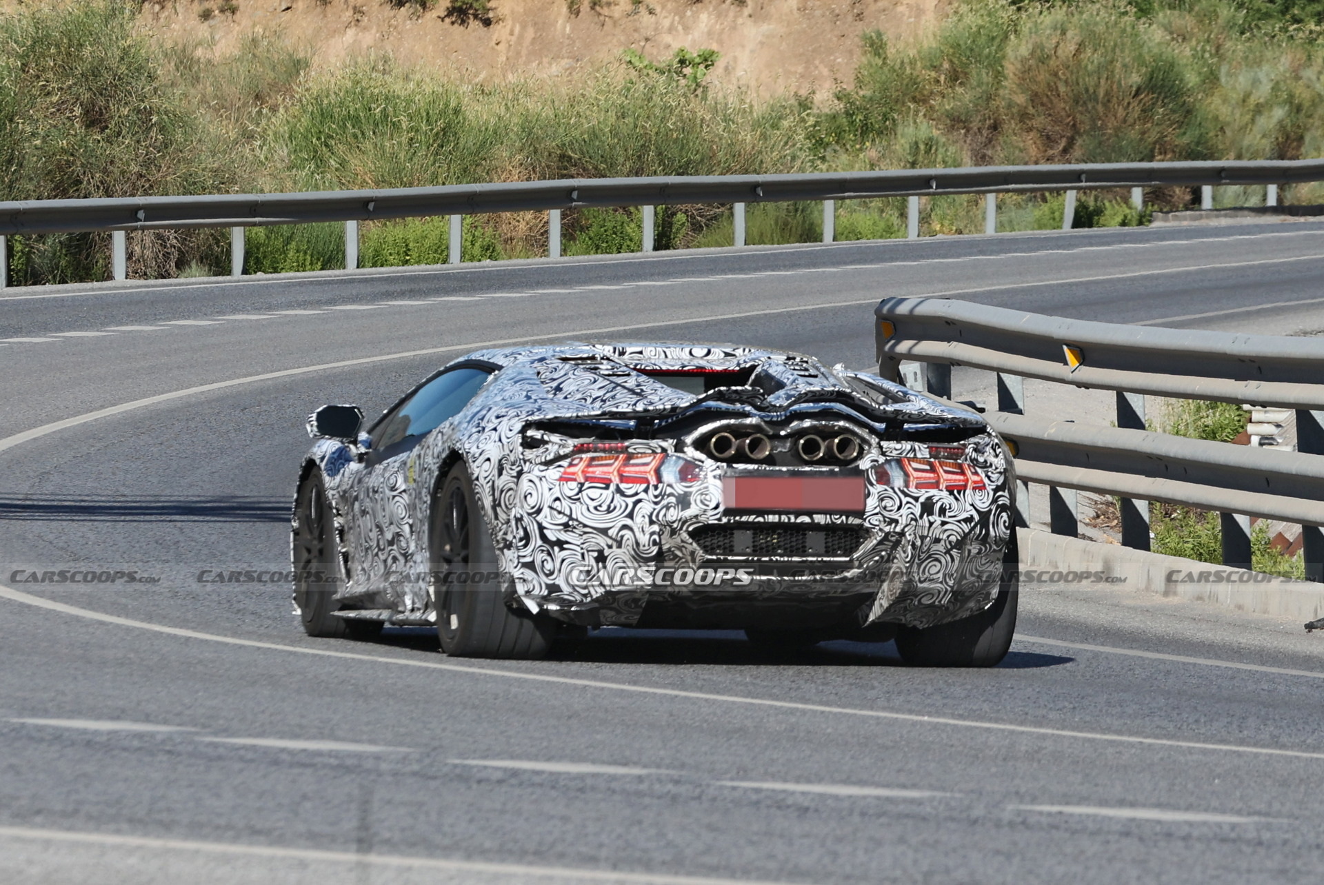 Get Another Look At The Lamborghini Aventador’s Hybrid Successor In Latest Spy Shots