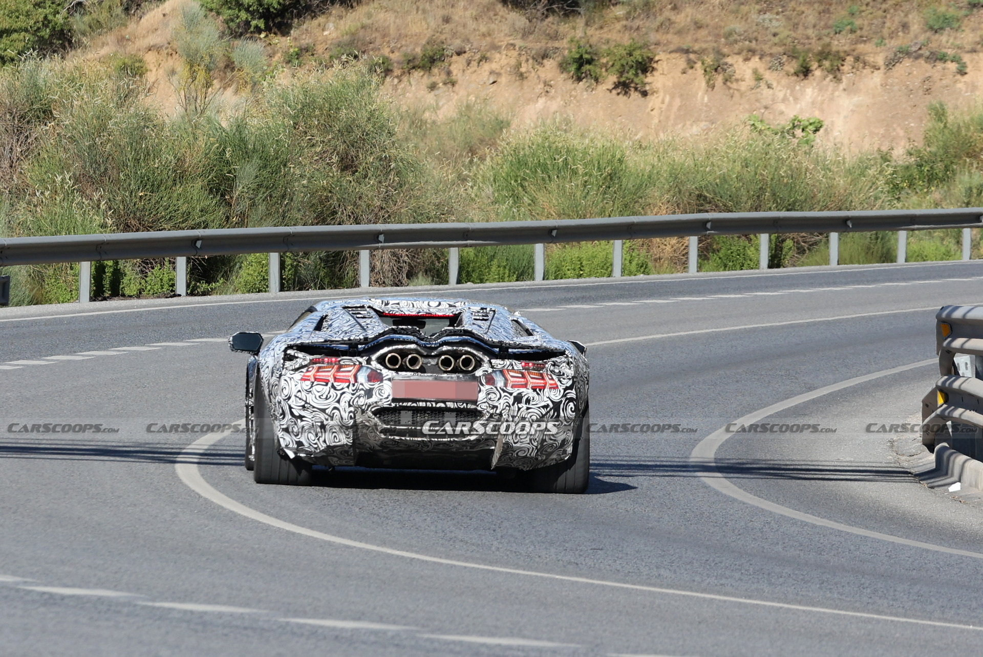 Get Another Look At The Lamborghini Aventador’s Hybrid Successor In Latest Spy Shots