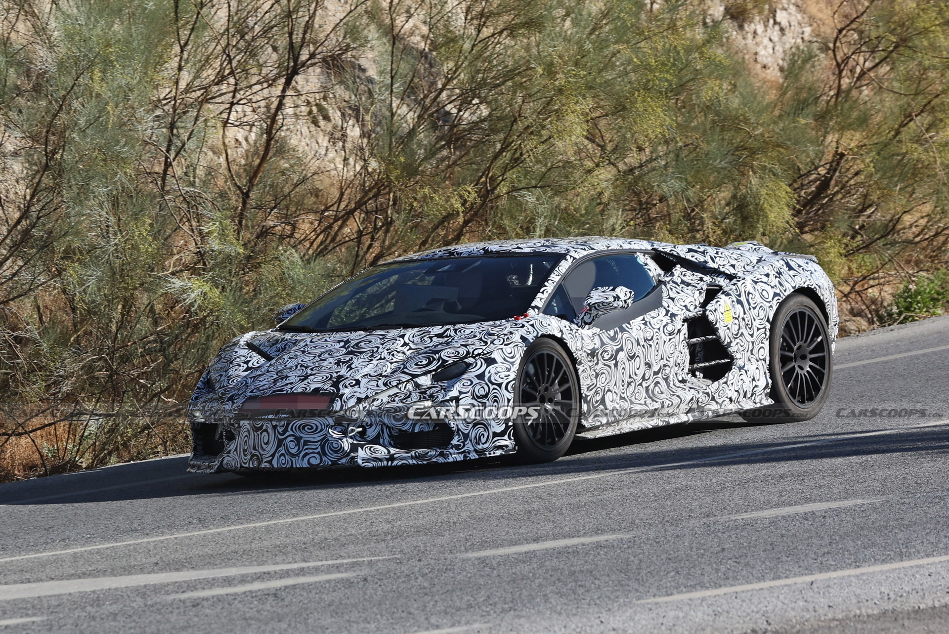 Get Another Look At The Lamborghini Aventador’s Hybrid Successor In Latest Spy Shots