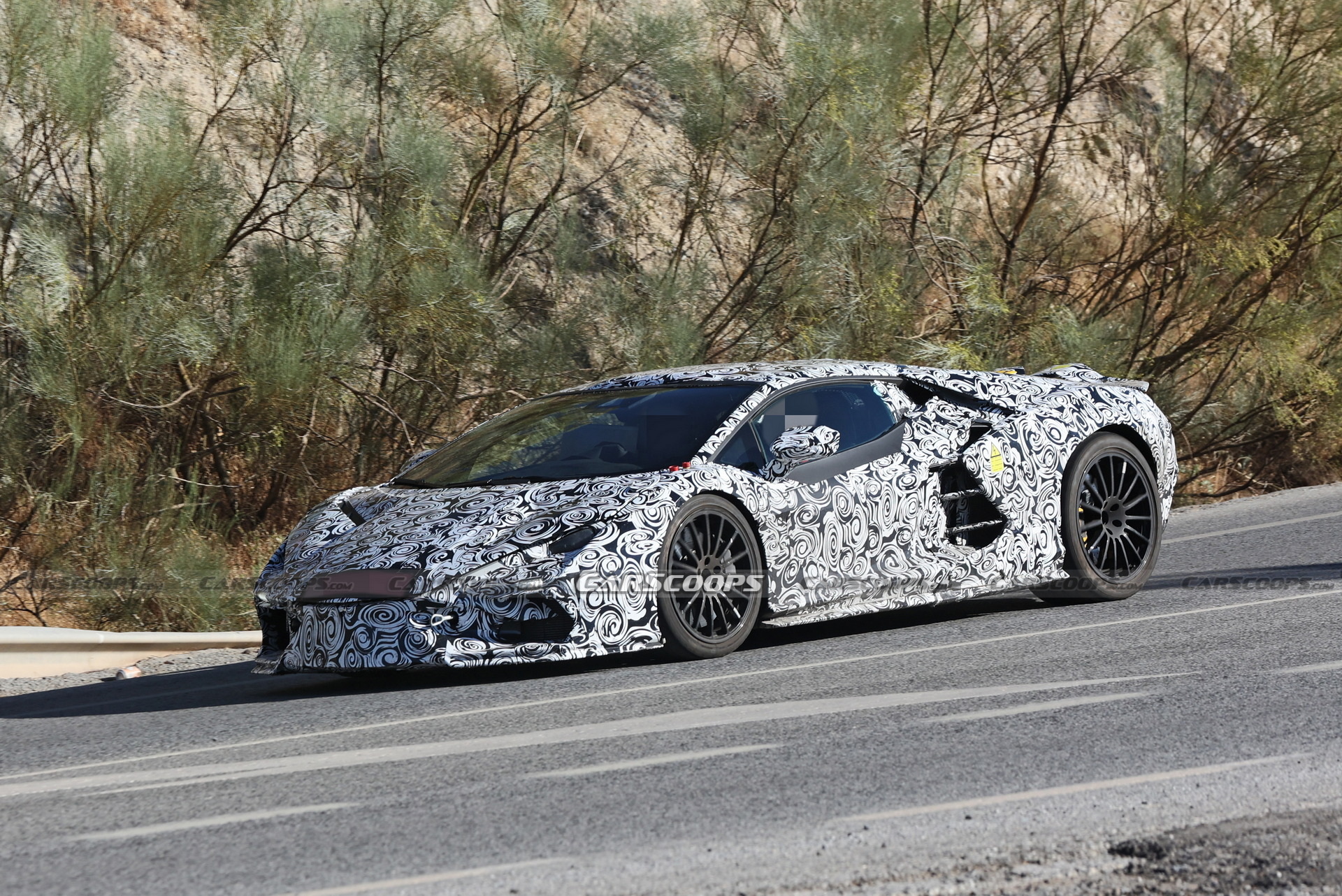 Get Another Look At The Lamborghini Aventador’s Hybrid Successor In Latest Spy Shots