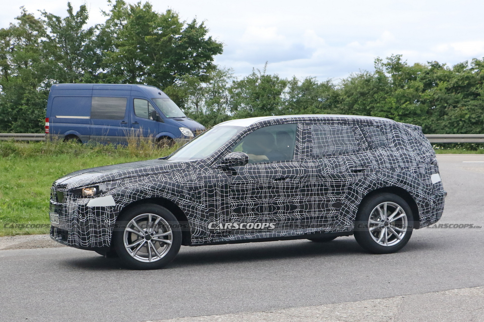 2024 BMW X3 Spied Again Still Wearing Heavy Camouflage