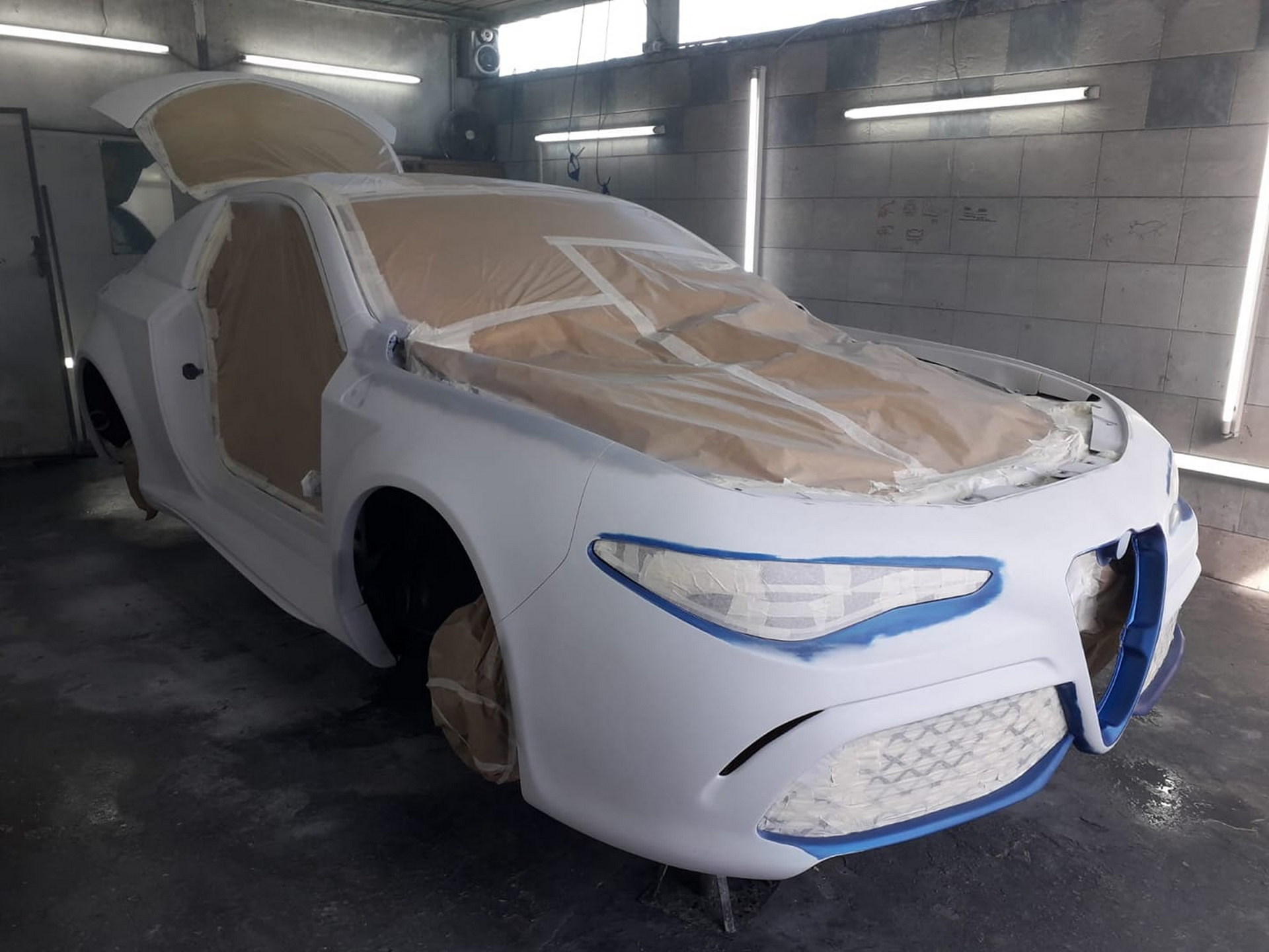 Custom Alfa Romeo GT Sud-Est Is A Brera With A Giulia Quadrifoglio Face