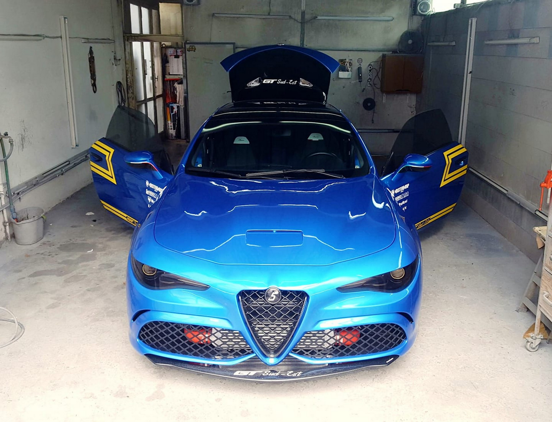 Custom Alfa Romeo GT Sud-Est Is A Brera With A Giulia Quadrifoglio Face