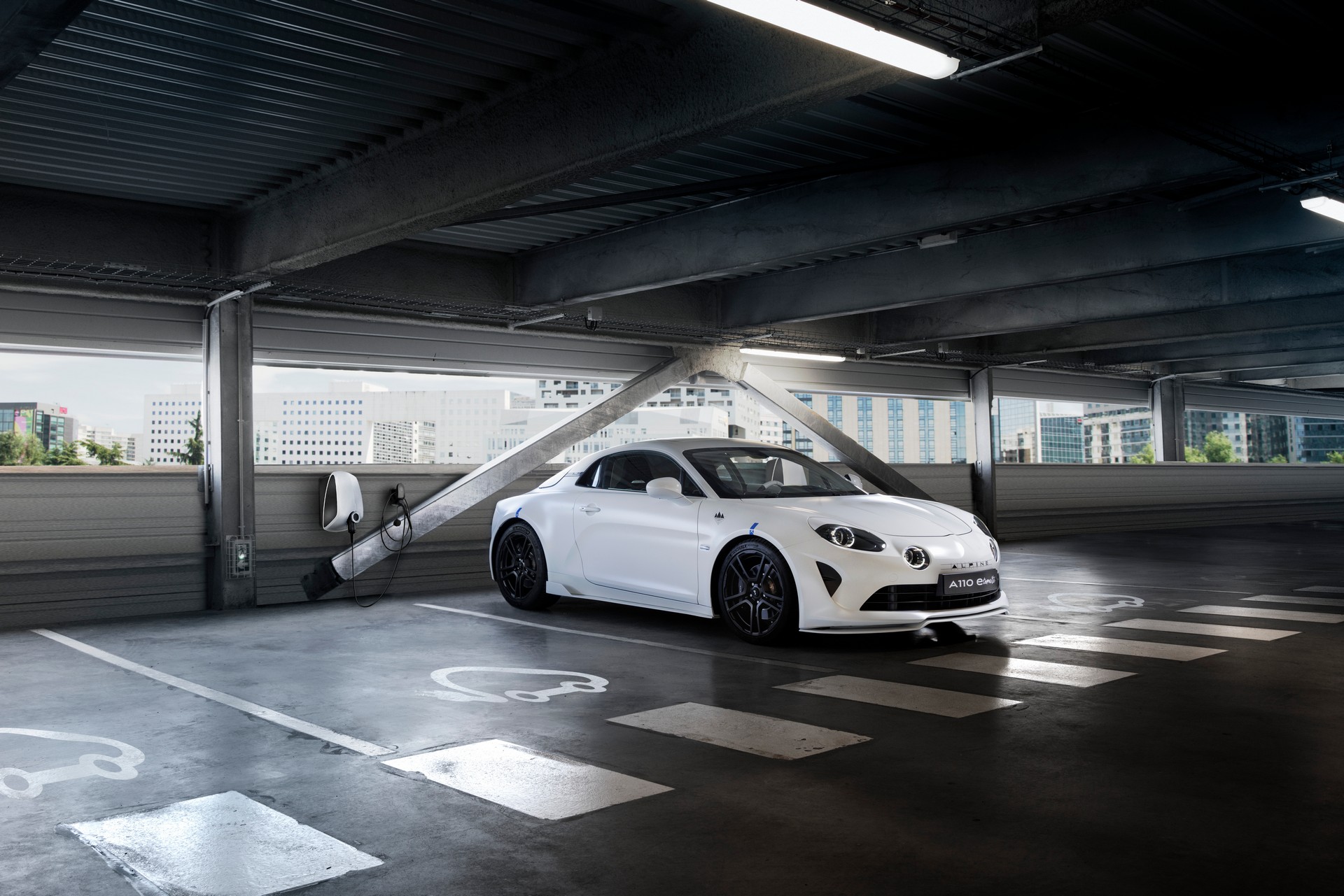 New Alpine A110 E-ternité Debuts In Paris As A 239 HP Electric Prototype With Removable Roof Panel