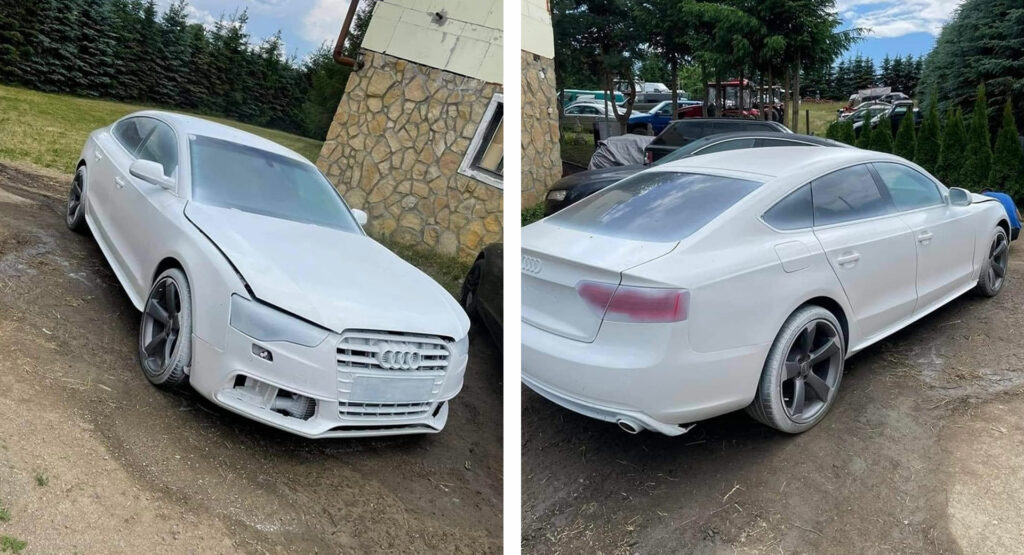  A Toddler Could Probably Give This Audi A5 A Better Paint Job