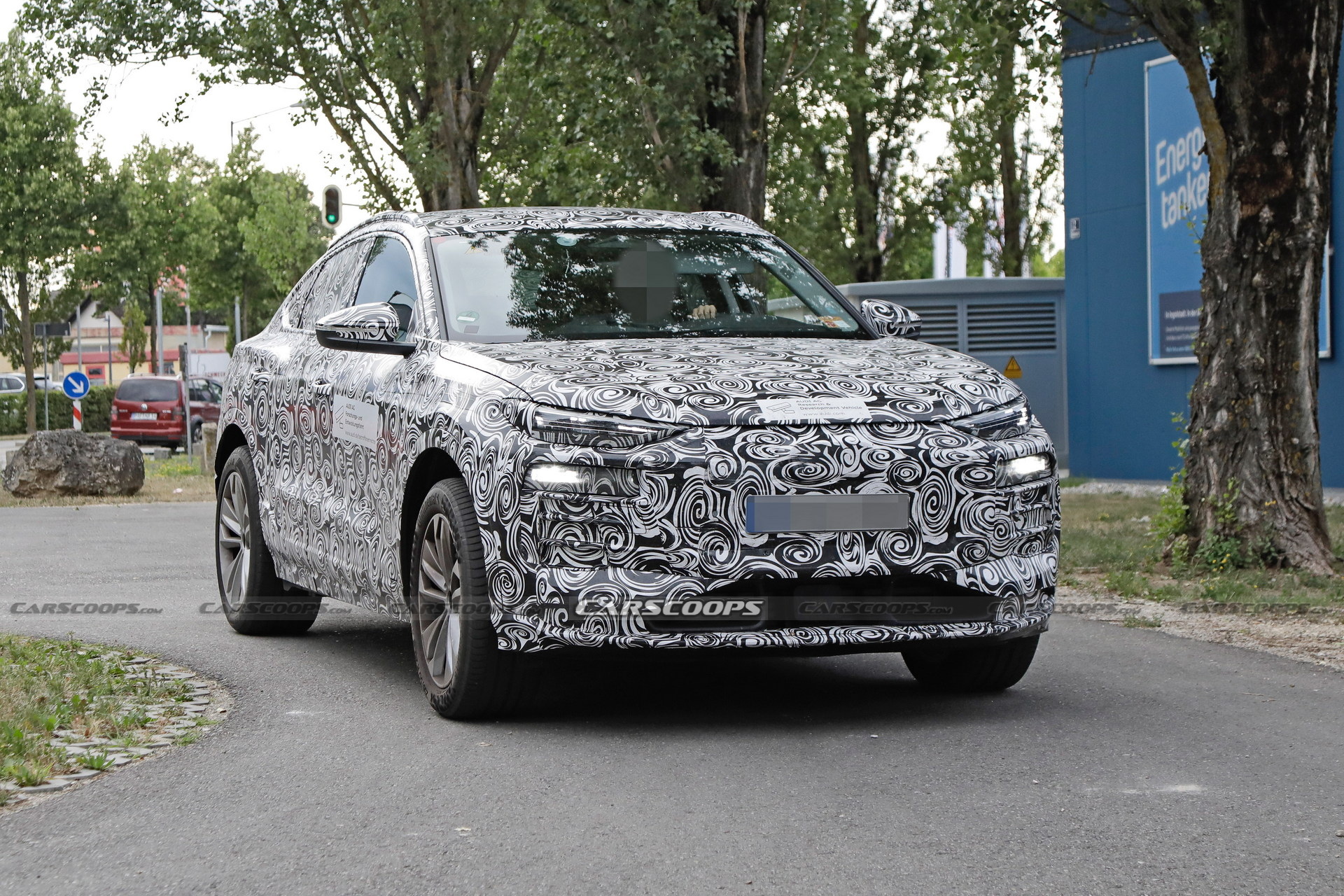 2024 Audi Q6 E-tron Sportback Spied With A Sleeker Coupe-SUV Body