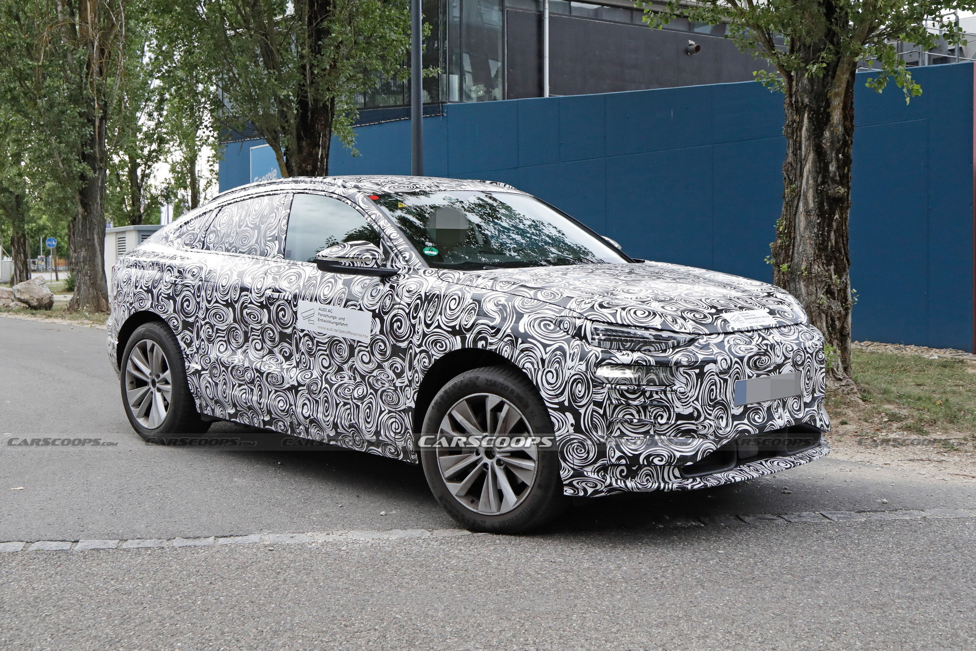 2024 Audi Q6 E-tron Sportback Spied With A Sleeker Coupe-SUV Body