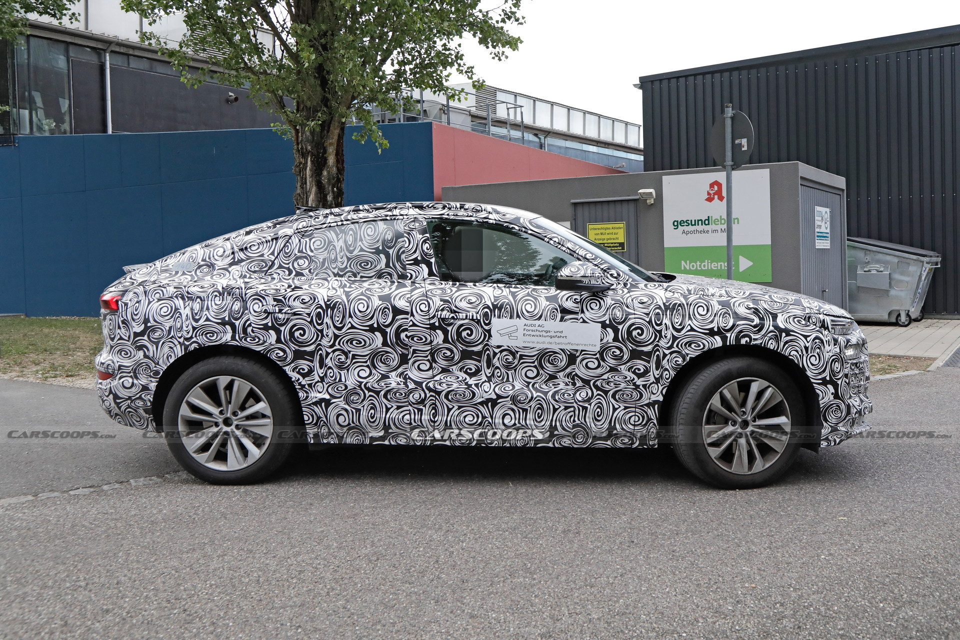 2024 Audi Q6 E-tron Sportback Spied With A Sleeker Coupe-SUV Body