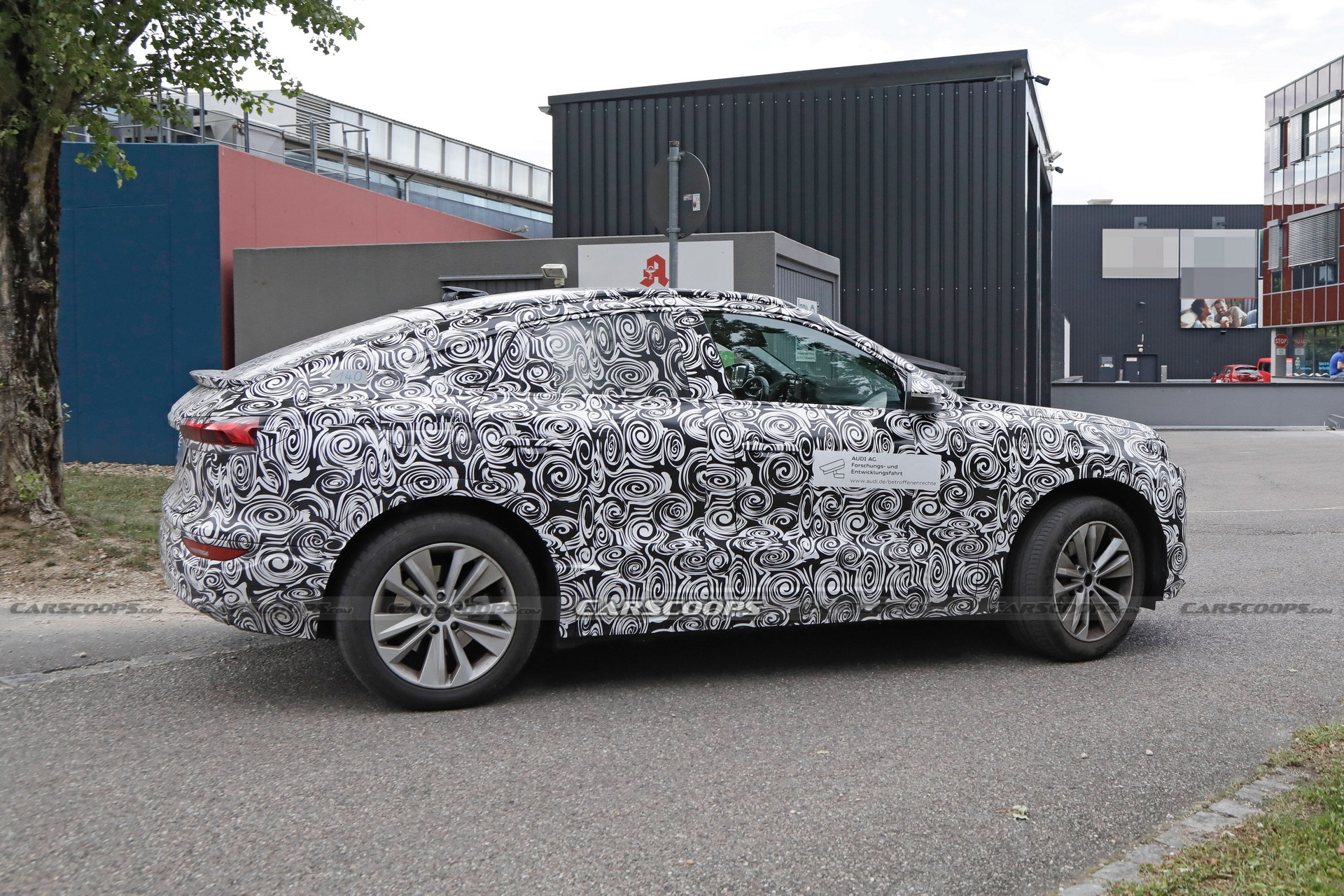 2024 Audi Q6 E-tron Sportback Spied With A Sleeker Coupe-SUV Body