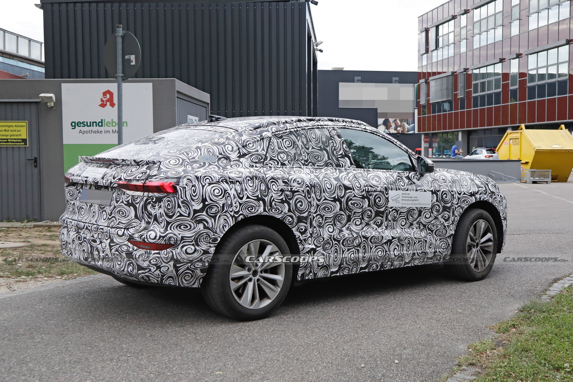 2024 Audi Q6 E-tron Sportback Spied With A Sleeker Coupe-SUV Body