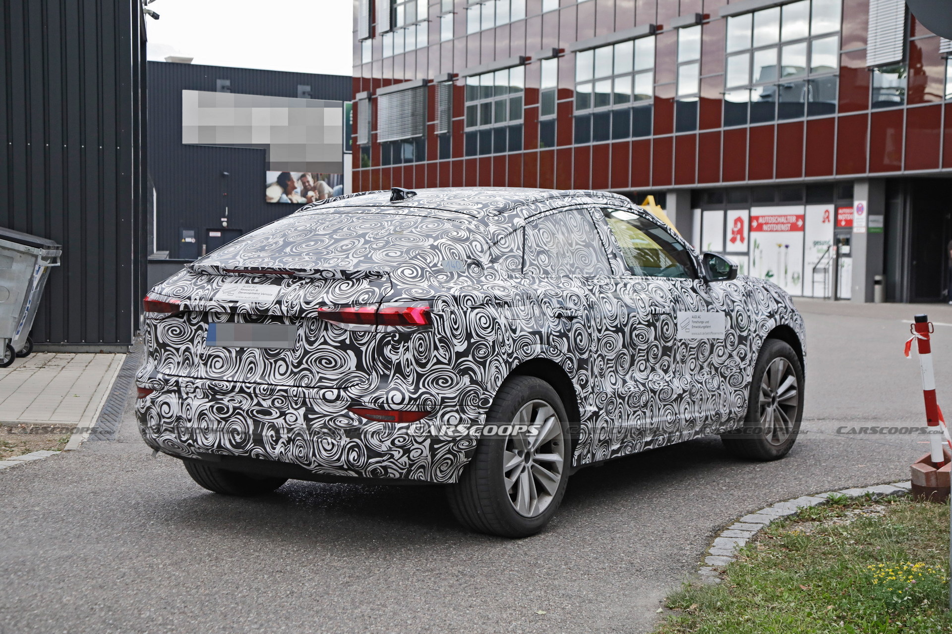 2024 Audi Q6 E-tron Sportback Spied With A Sleeker Coupe-SUV Body