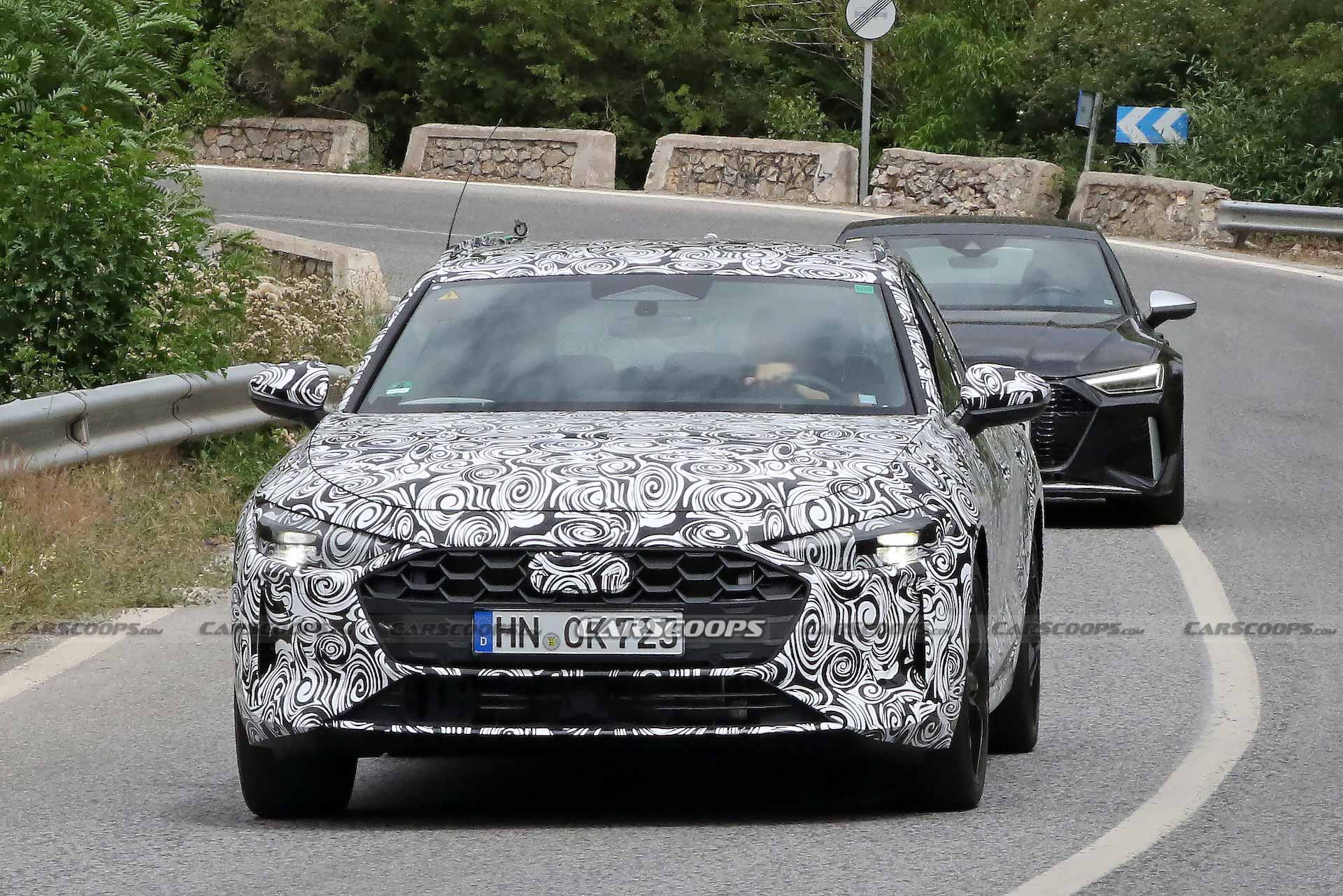 2024 Audi A4’s Twin-Screen Dashboard Revealed In Latest Spy Shots