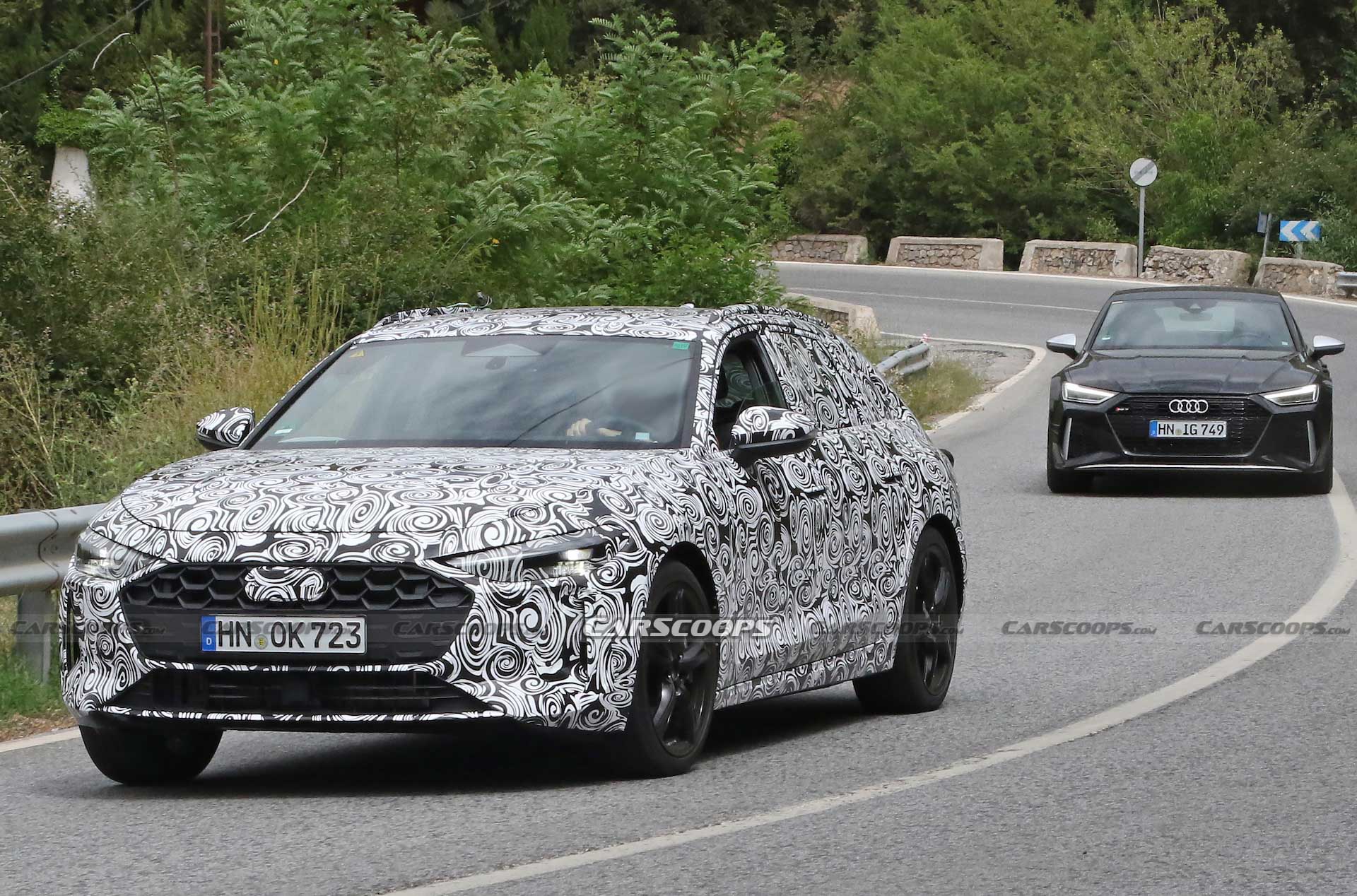 2024 Audi A4’s Twin-Screen Dashboard Revealed In Latest Spy Shots