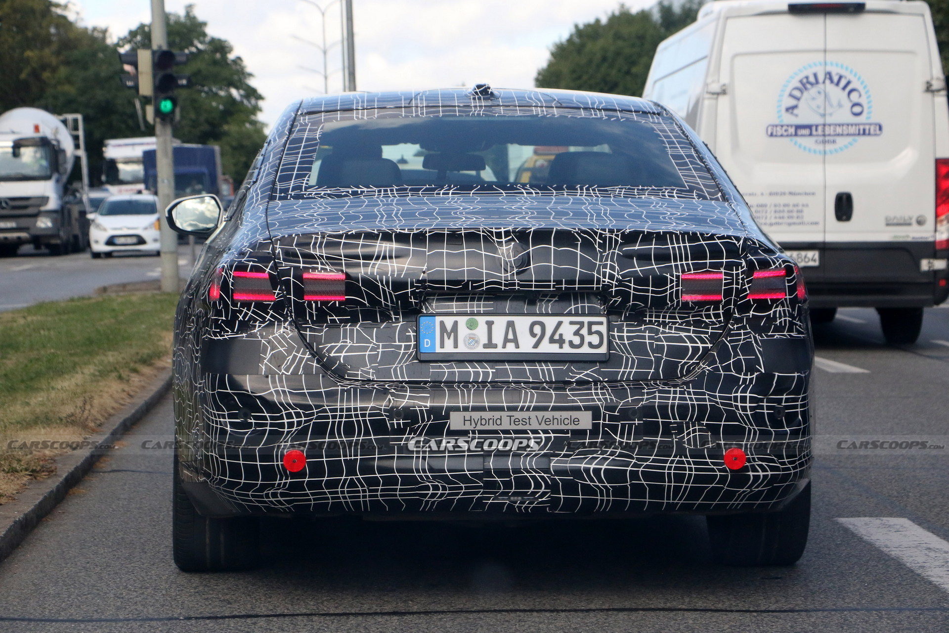 2024 BMW 5 Series Spied Wearing Production Headlights And Taillights