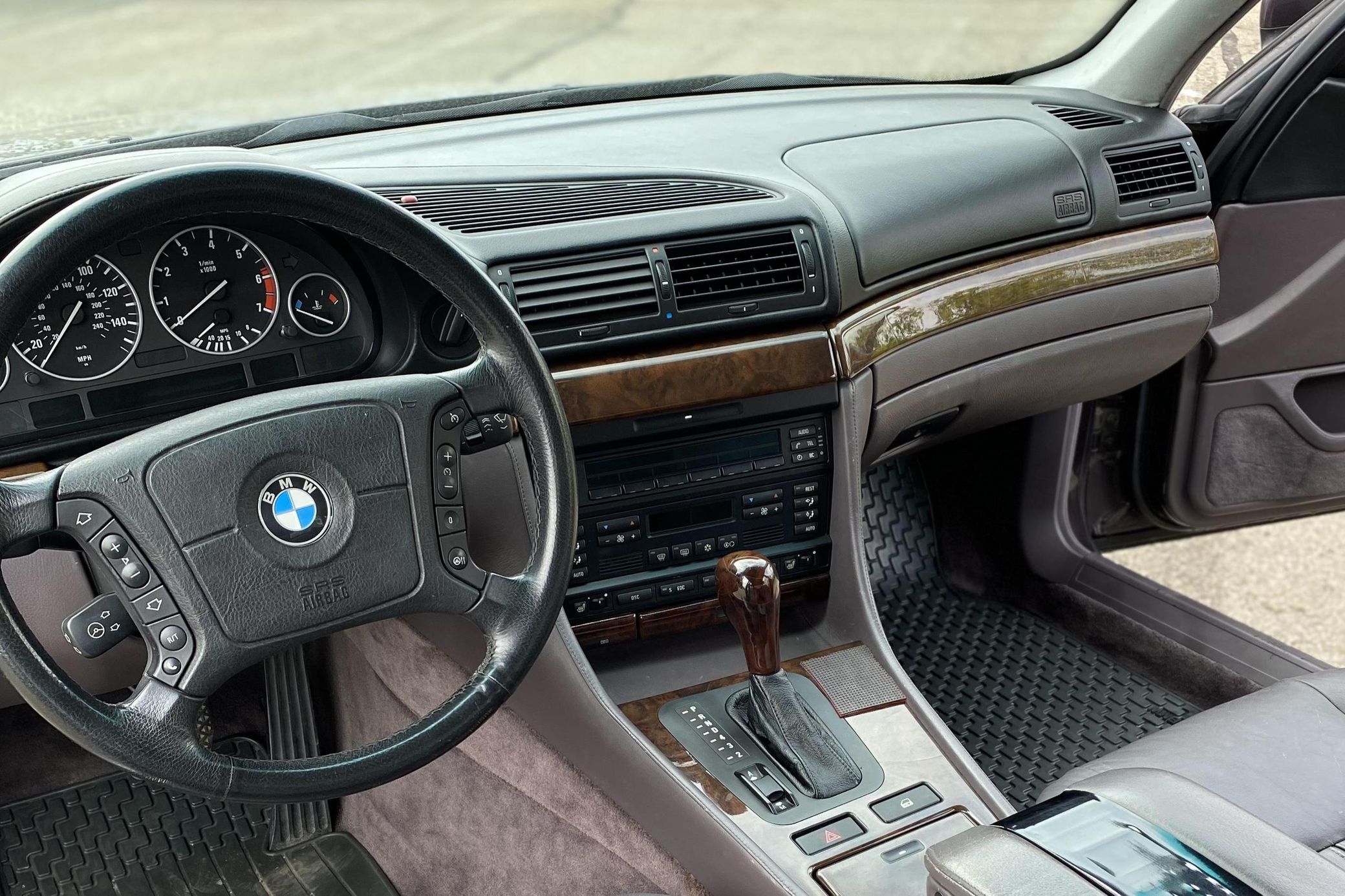 Purple Works Perfectly On This 1997 BMW 750iL