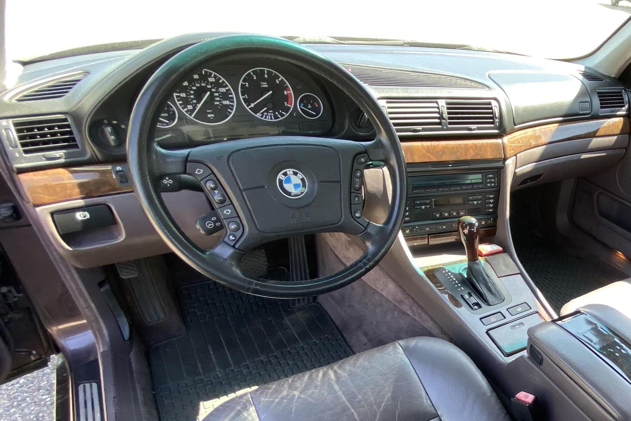 Purple Works Perfectly On This 1997 BMW 750iL