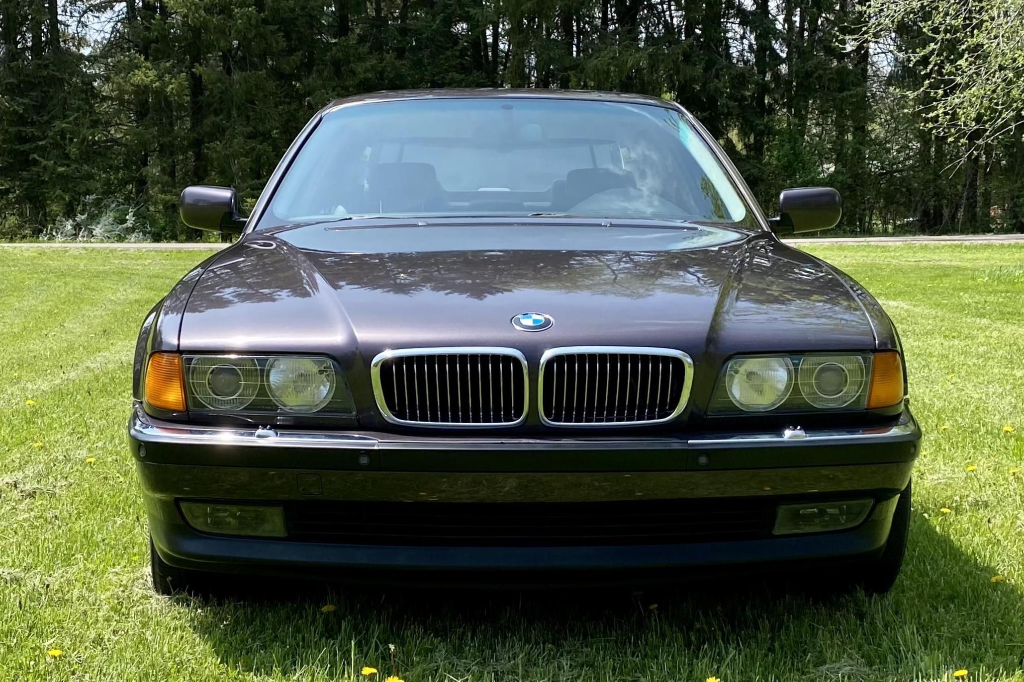 Purple Works Perfectly On This 1997 BMW 750iL