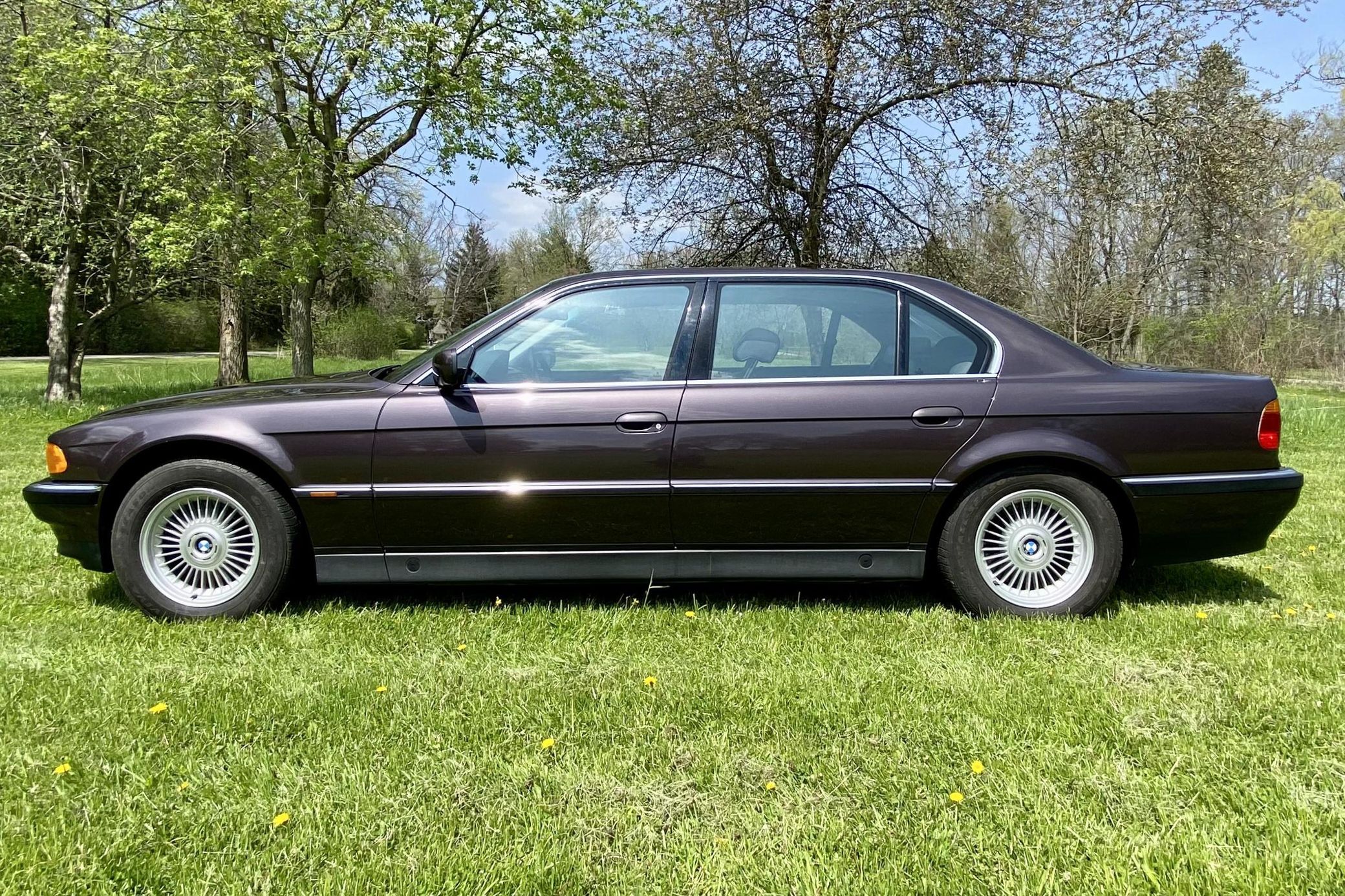 Purple Works Perfectly On This 1997 BMW 750iL