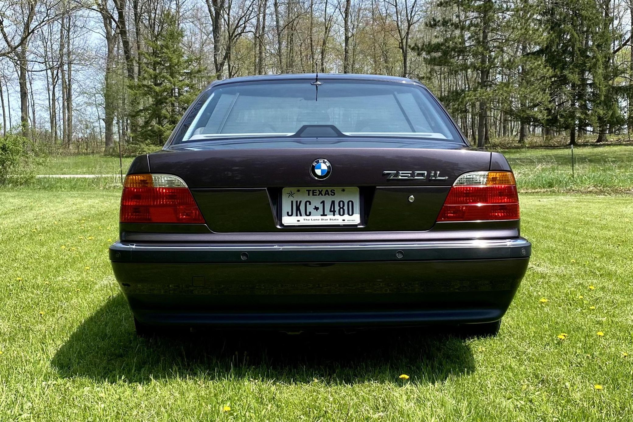 Purple Works Perfectly On This 1997 BMW 750iL