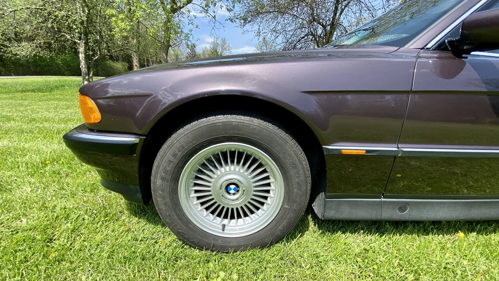 Purple Works Perfectly On This 1997 BMW 750iL