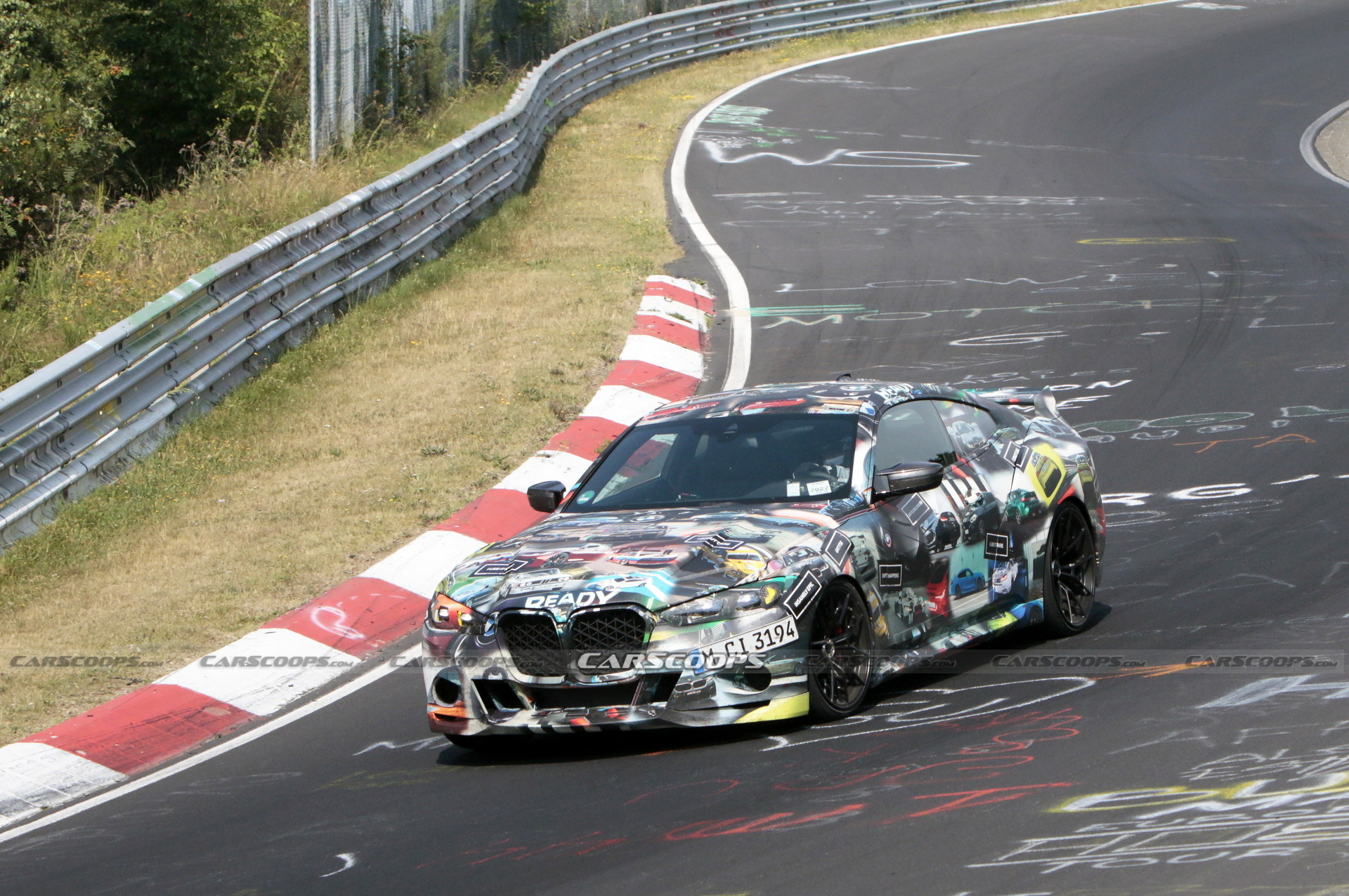 BMW 3.0 CSL Hommage Spied Showing Off At The Nurburgring