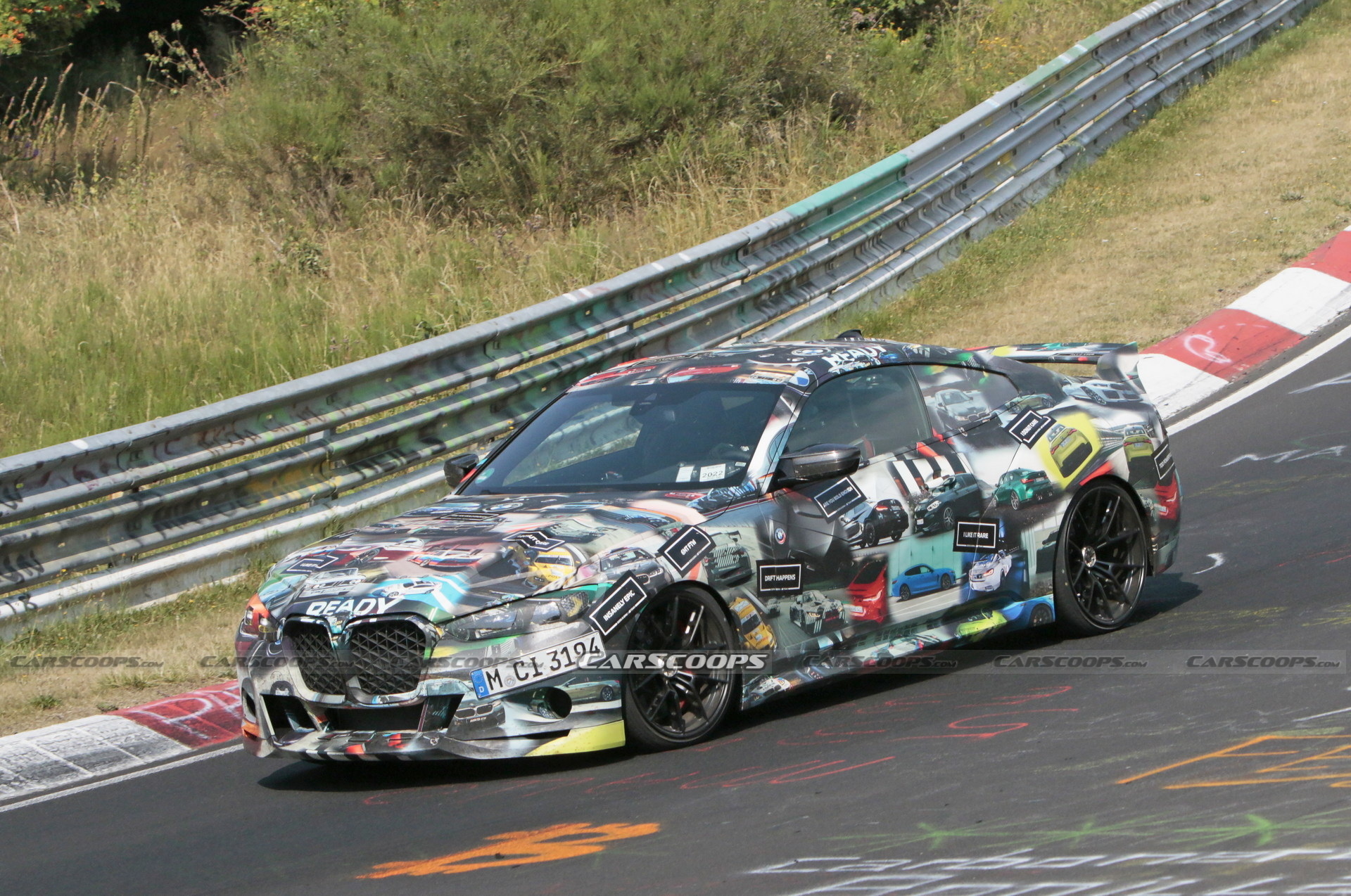 BMW 3.0 CSL Hommage Spied Showing Off At The Nurburgring