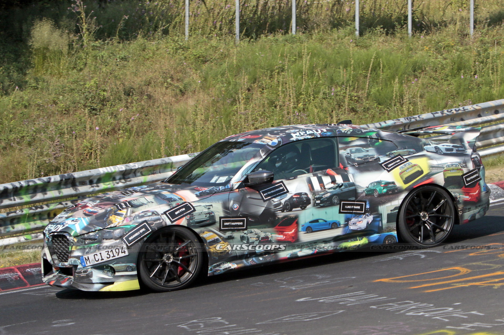 BMW 3.0 CSL Hommage Spied Showing Off At The Nurburgring