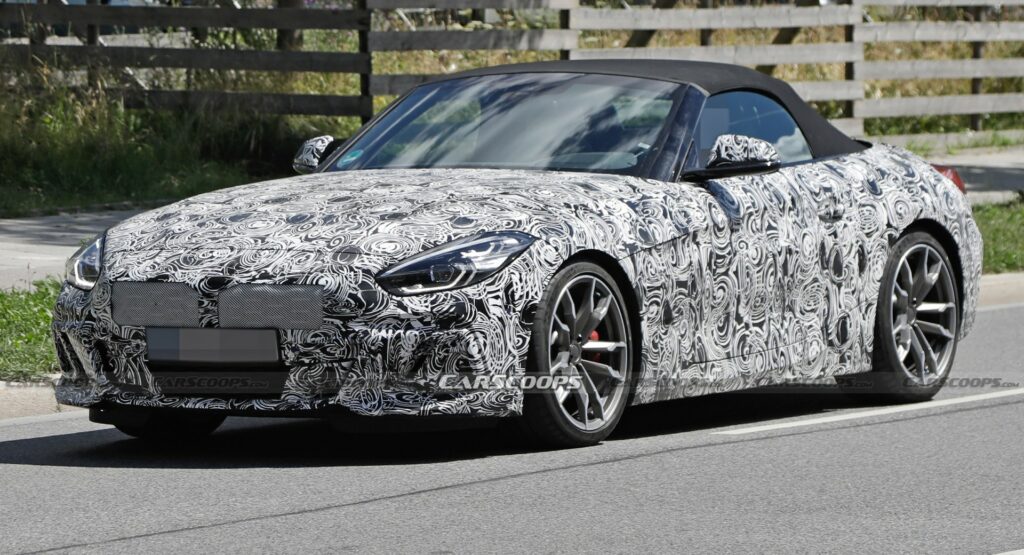  2023 BMW Z4 Facelift Spied For The First Time Hiding Almost Indistinguishable Updates