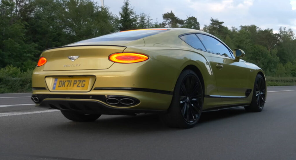 Bentley Continental GT Shows Its Prowess On The Autobahn, Hits 216 MPH