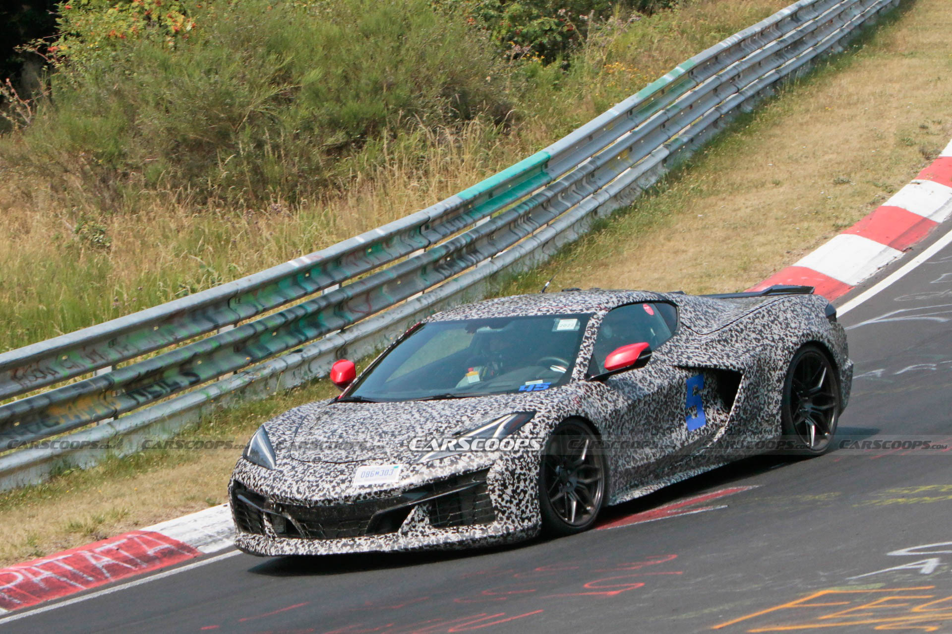 C8 Corvettes Snapped Testing In Germany Confirmed As E-Ray Hybrids