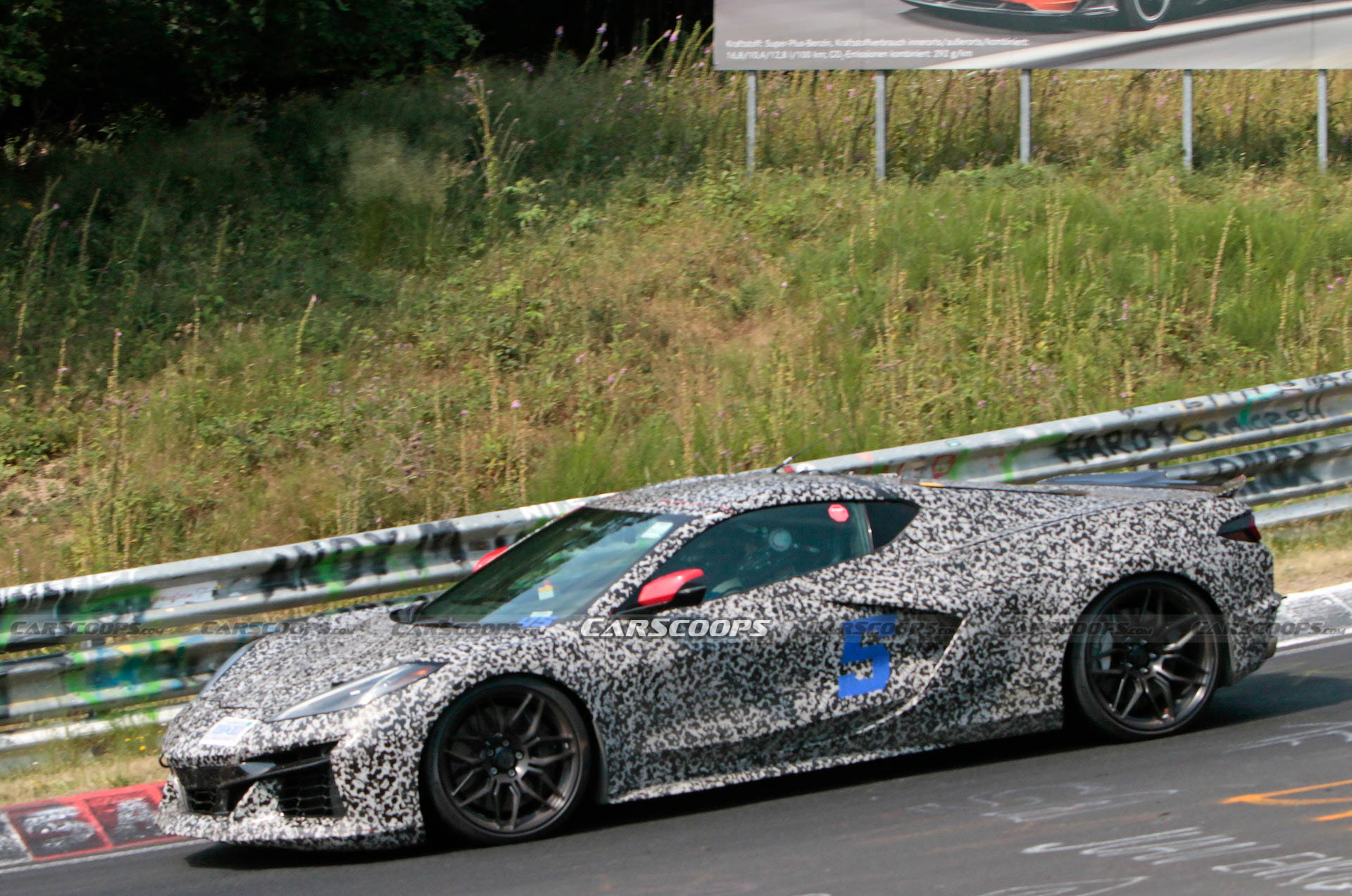 C8 Corvettes Snapped Testing In Germany Confirmed As E-Ray Hybrids