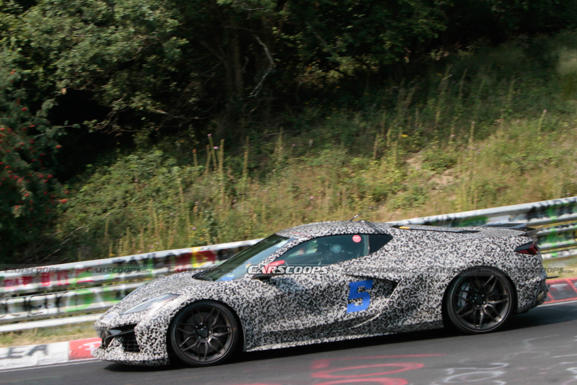 C8 Corvettes Snapped Testing In Germany Confirmed As E-Ray Hybrids