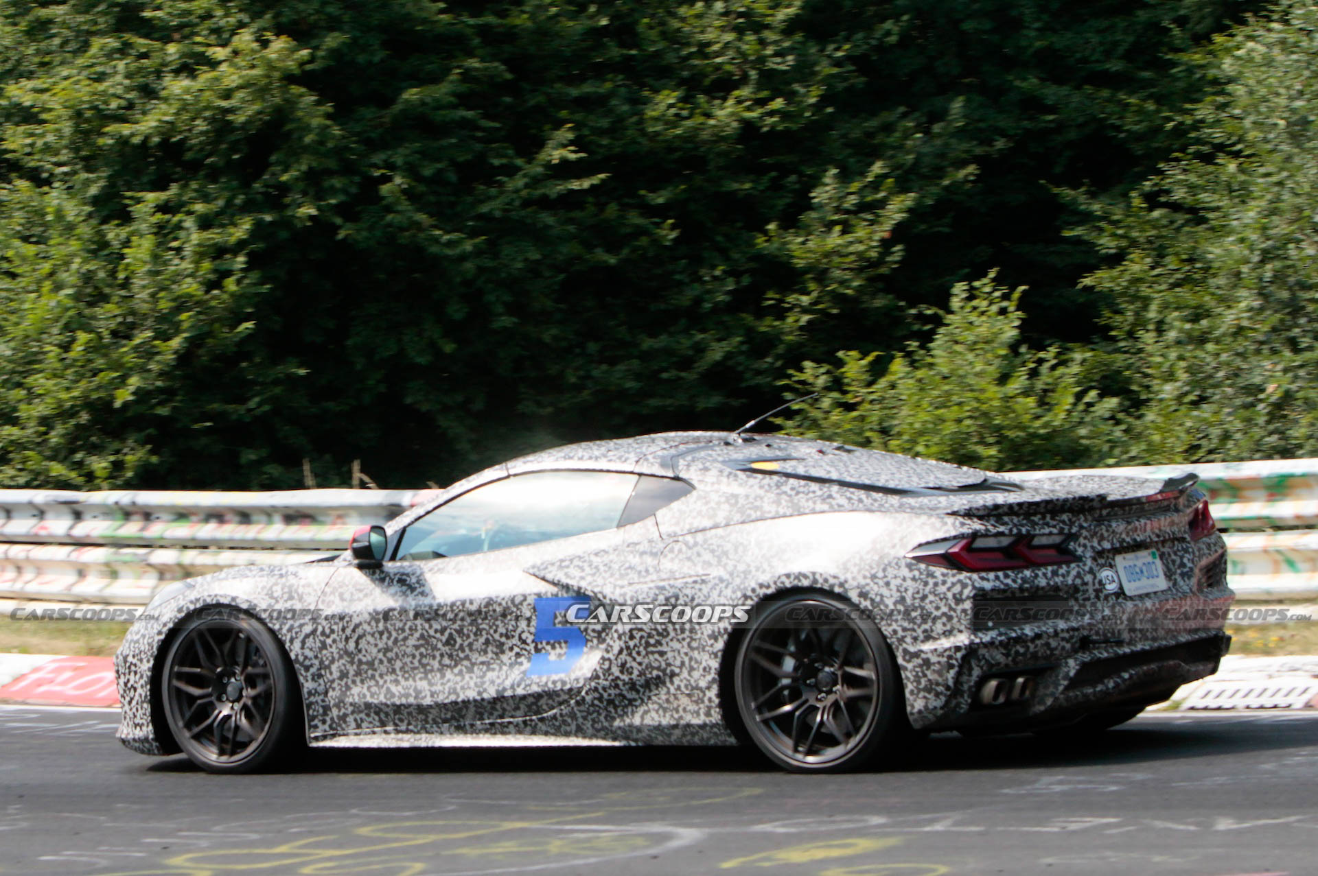 C8 Corvettes Snapped Testing In Germany Confirmed As E-Ray Hybrids