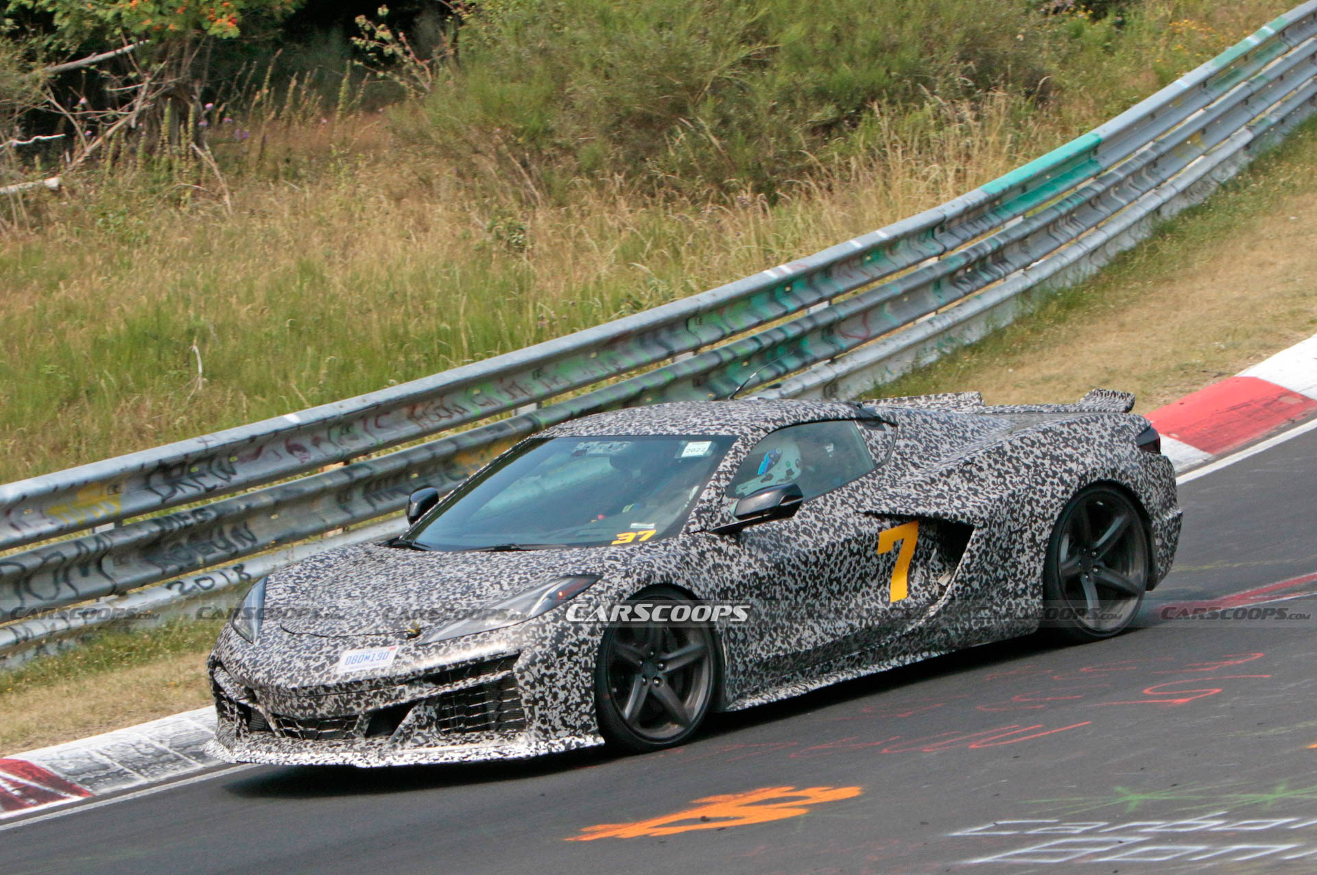C8 Corvettes Snapped Testing In Germany Confirmed As E-Ray Hybrids