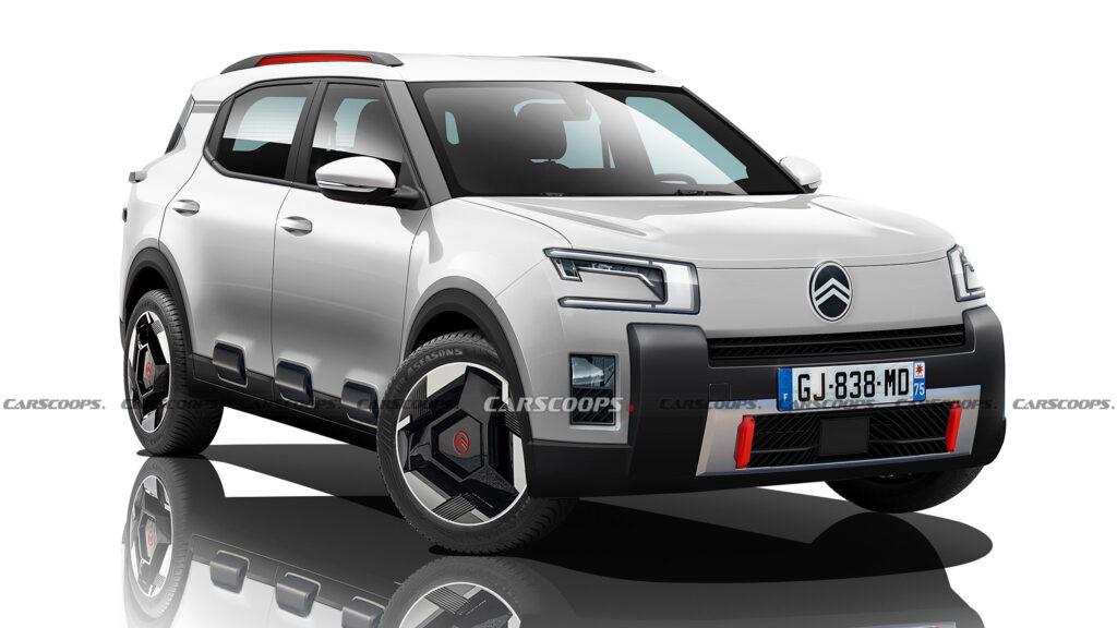 Citroen C3 Aircross Rendering WHITE 1024x576 - Auto Recent