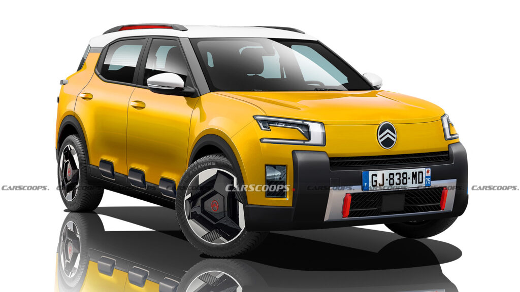 Citroen C3 Aircross Rendering YELLOW 1024x576 - Auto Recent