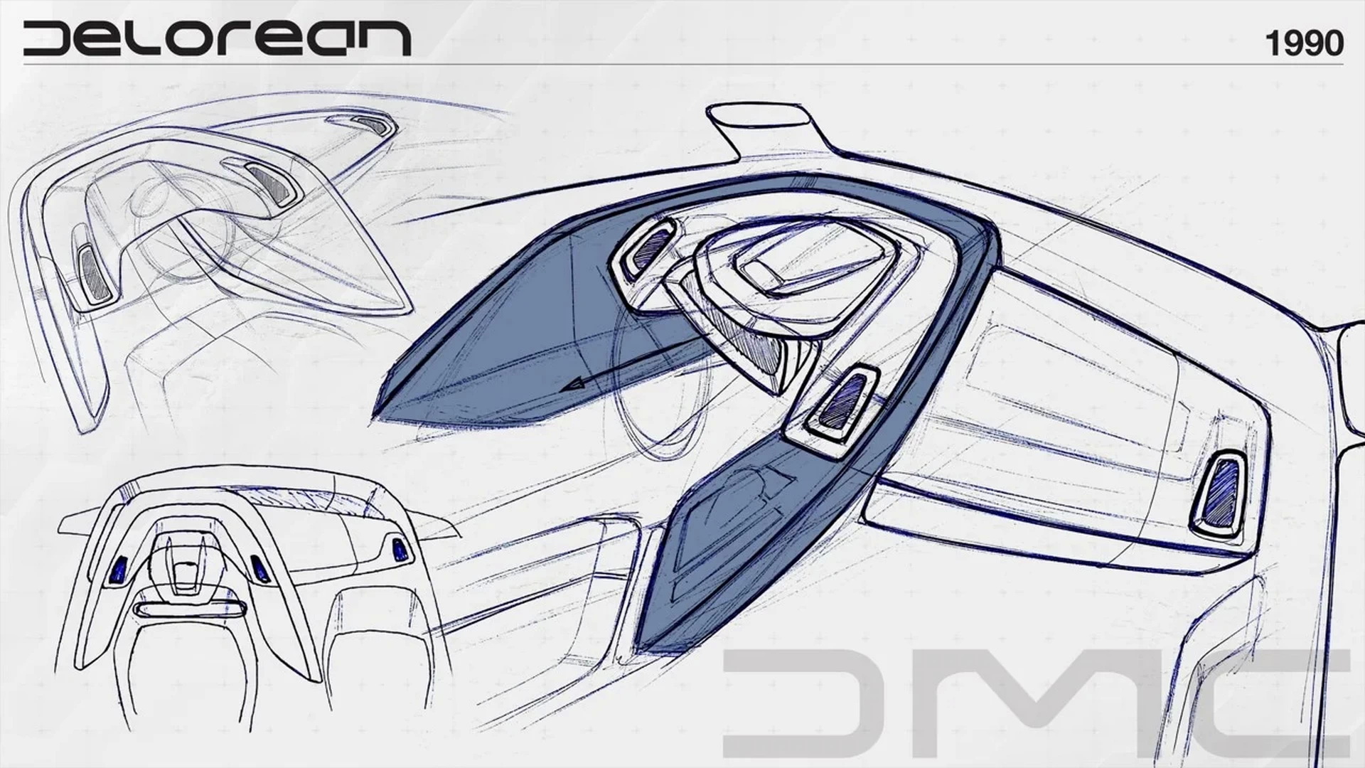 DeLorean Goes Back To The Future With A Trio Of Fictional ‘What If’ Concept Cars