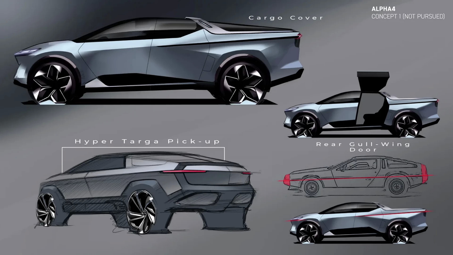 DeLorean Goes Back To The Future With A Trio Of Fictional ‘What If’ Concept Cars